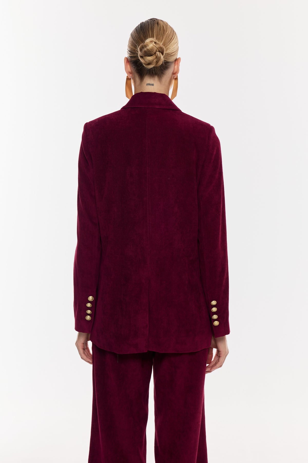 Çift Düğmeli Blazer Ceket