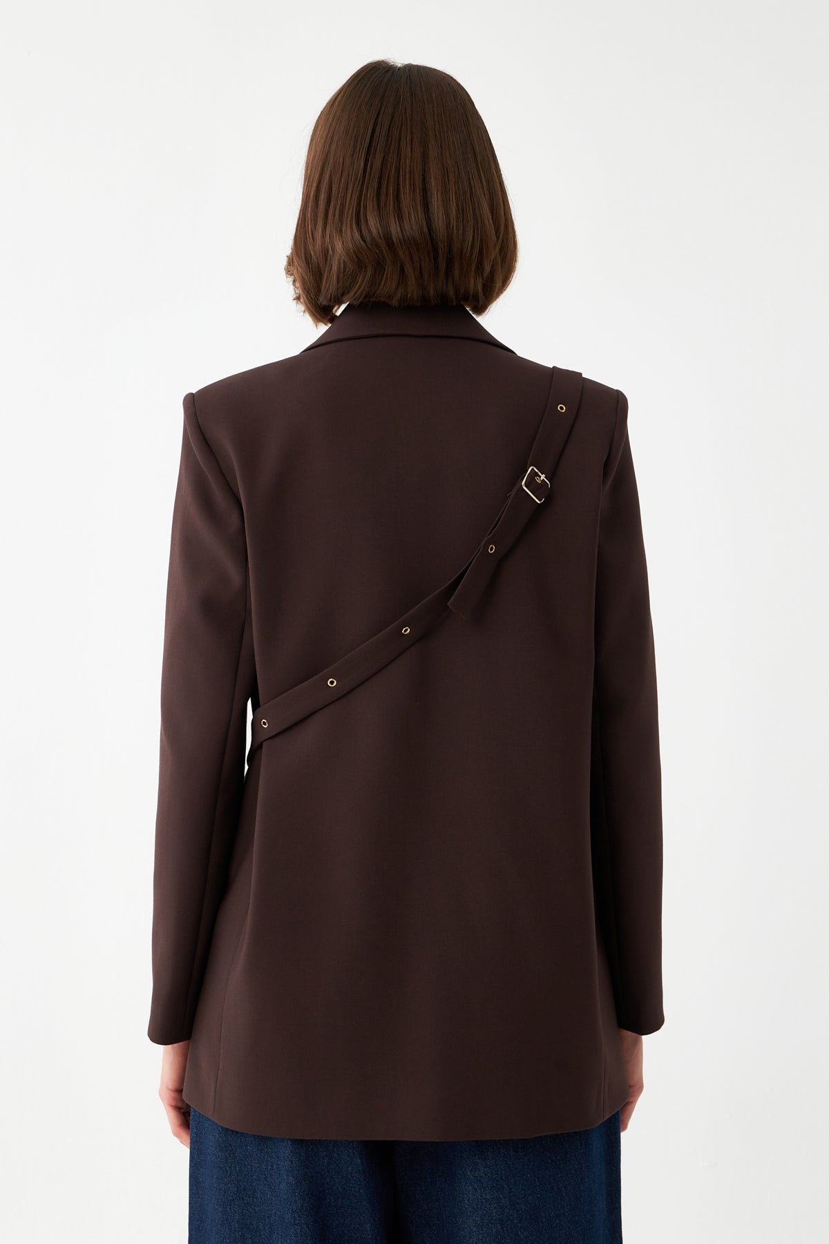 Düğme Detaylı Blazer Ceket