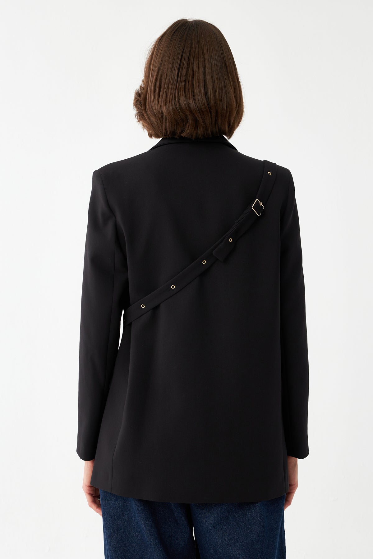 Düğme Detaylı Blazer Ceket