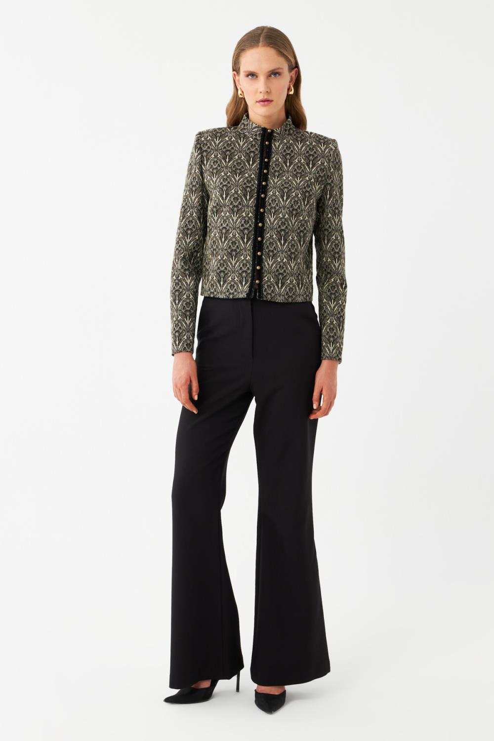 Düğmeli Blazer Ceket