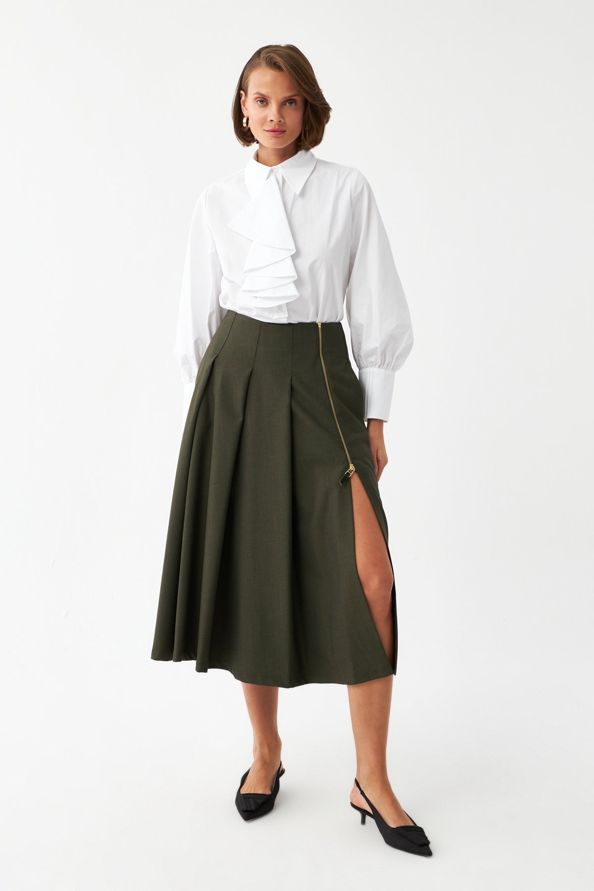 Normal Bel Geniş Kesim Etek