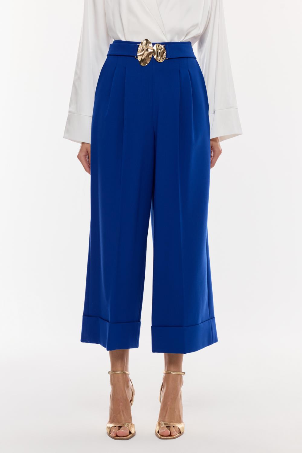 Tokalı Kısa Paça Pantolon