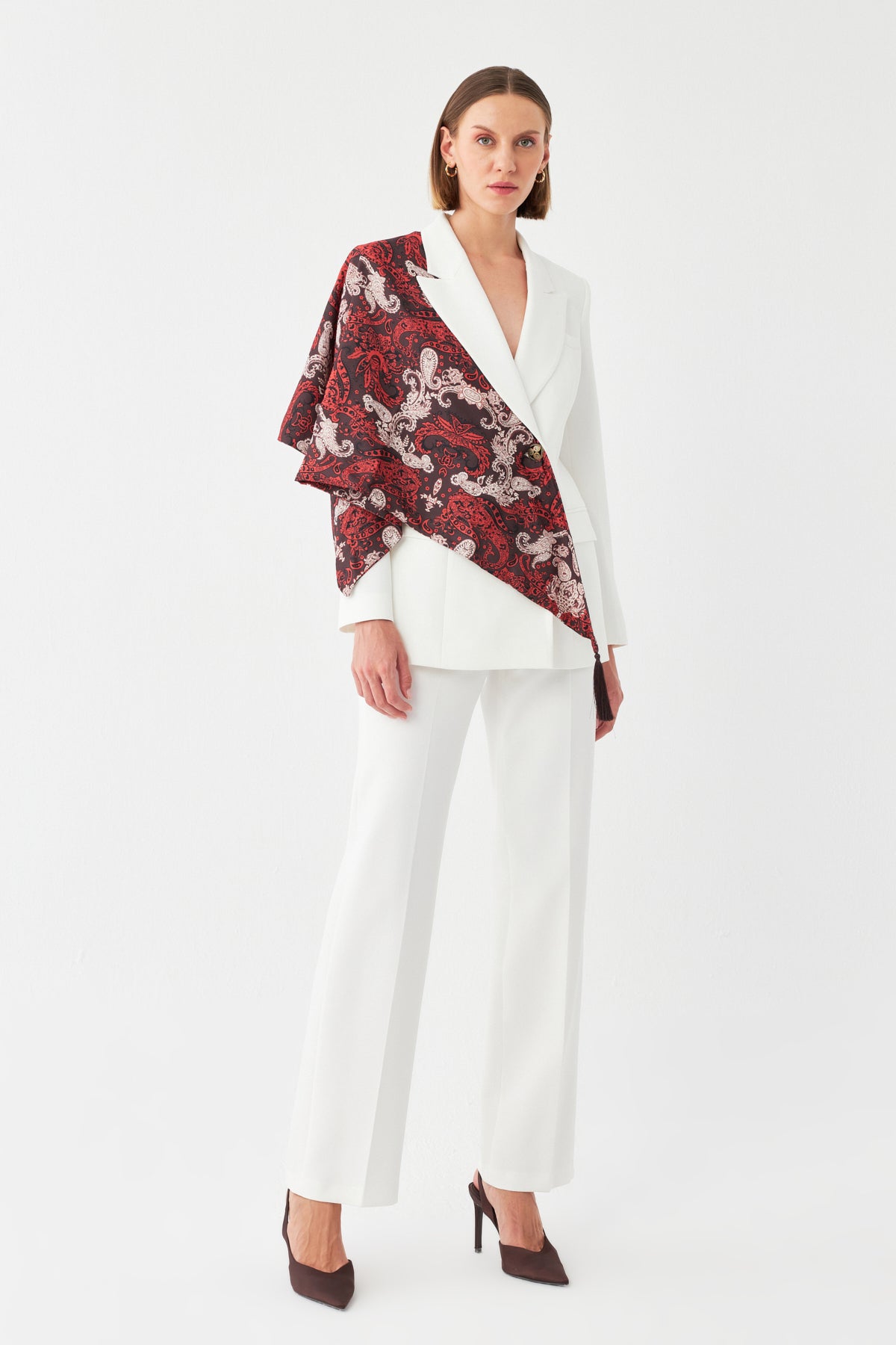 Desen Detaylı Pantolon Ceket