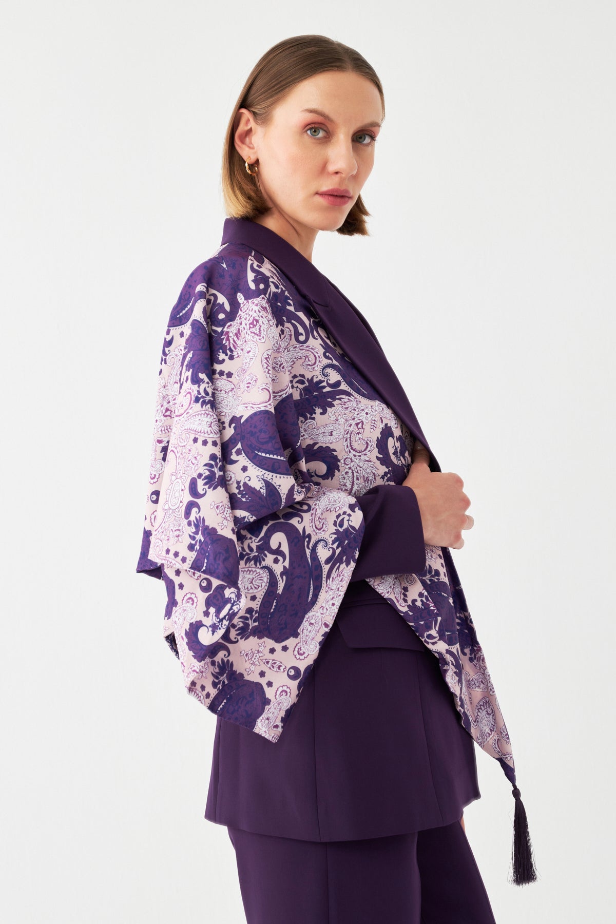 Desen Detaylı Pantolon Takım