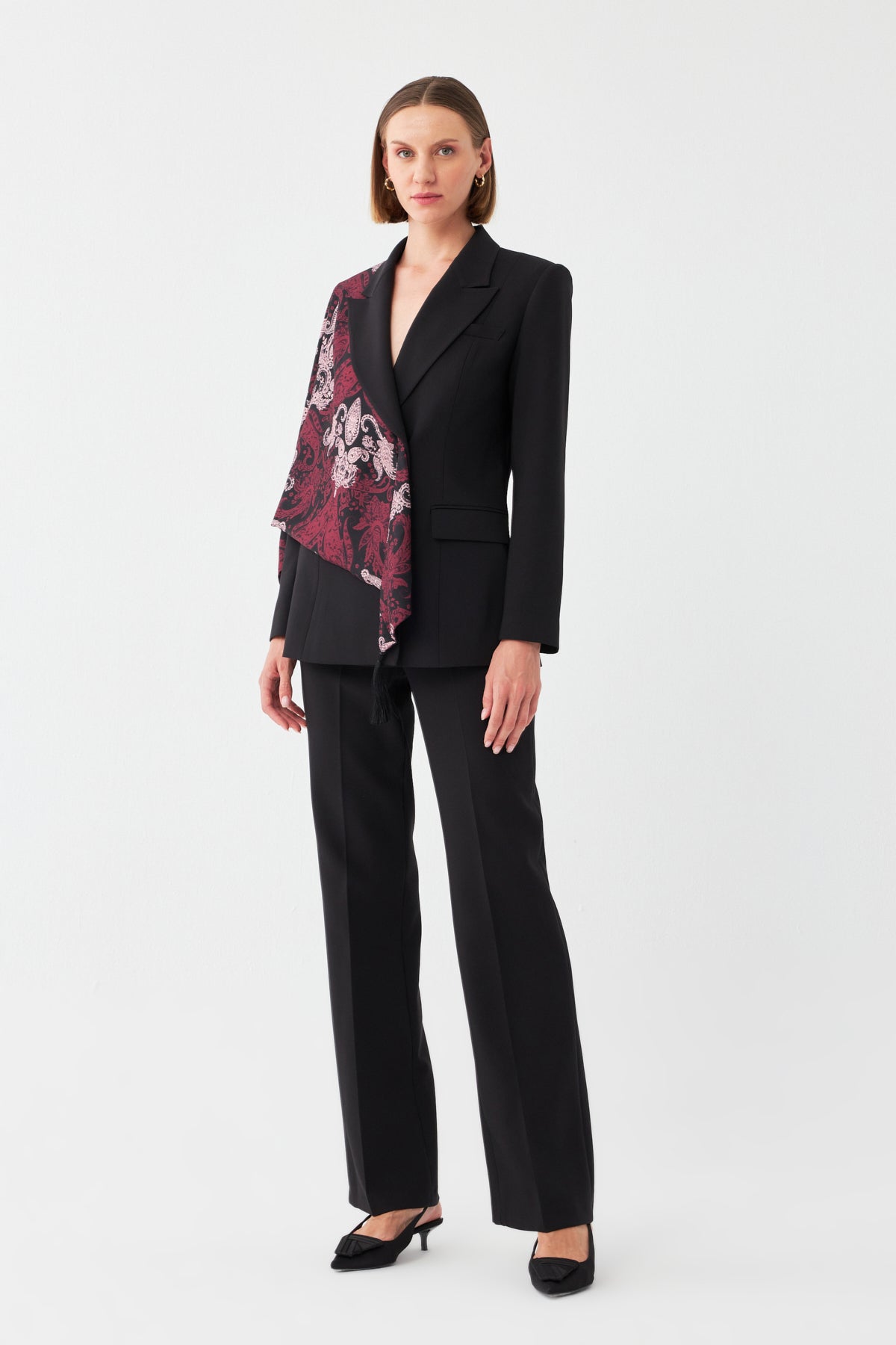 Desen Detaylı Pantolon Takım