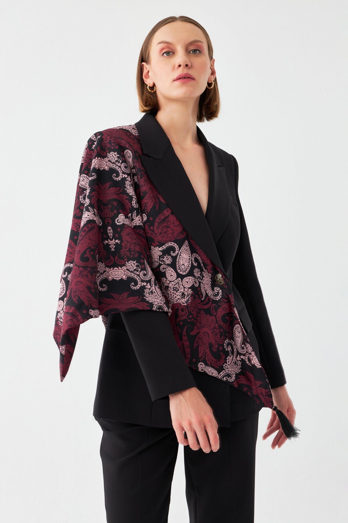 Desen Detaylı Pantolon Takım