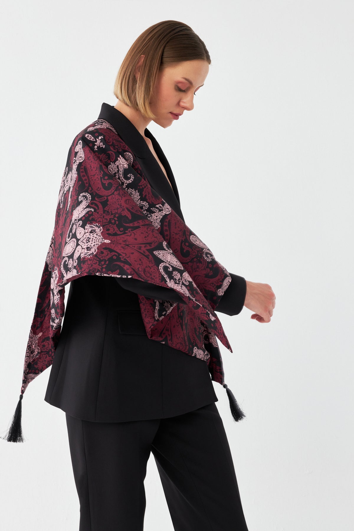 Desen Detaylı Pantolon Takım