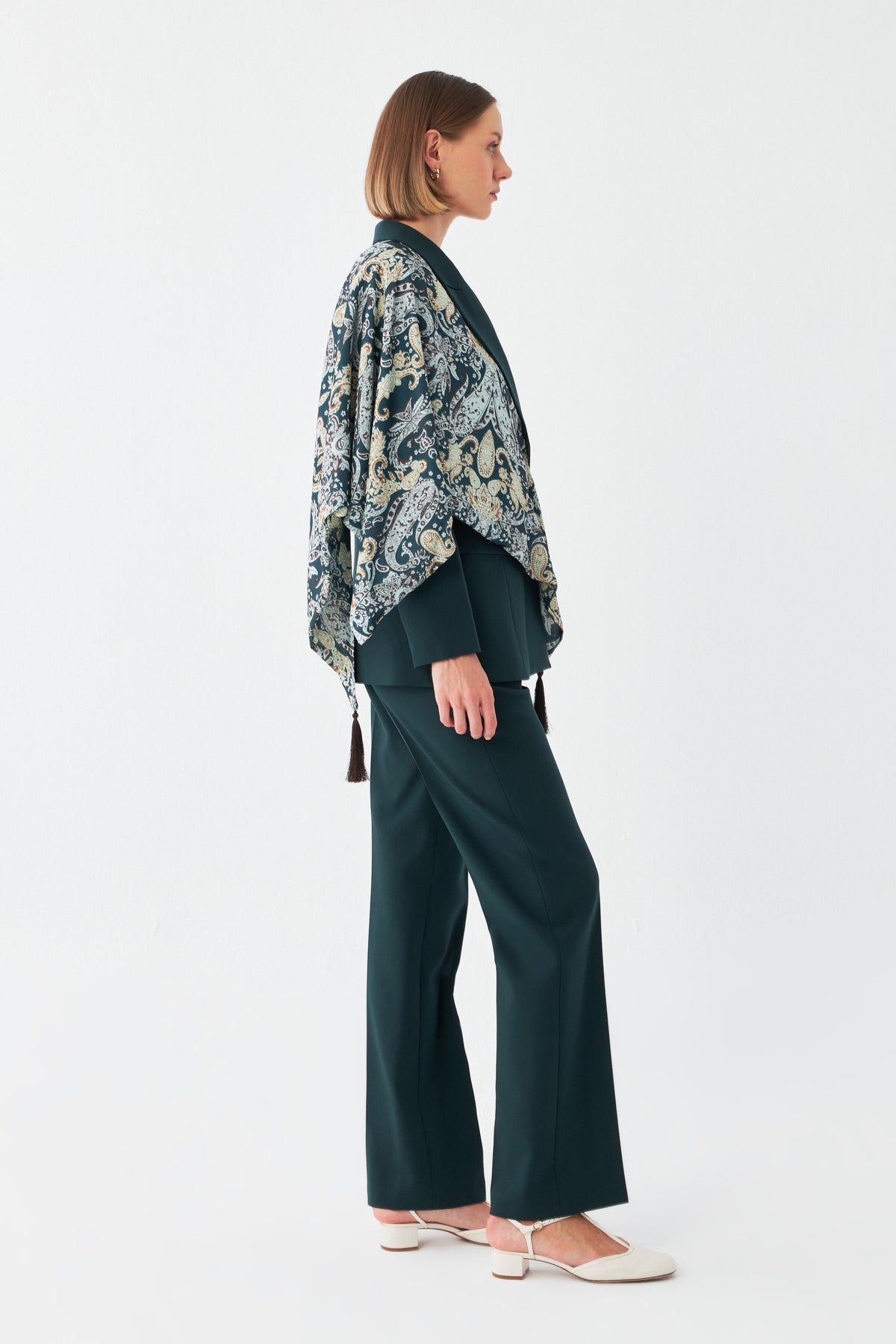 Desen Detaylı Pantolon Takım