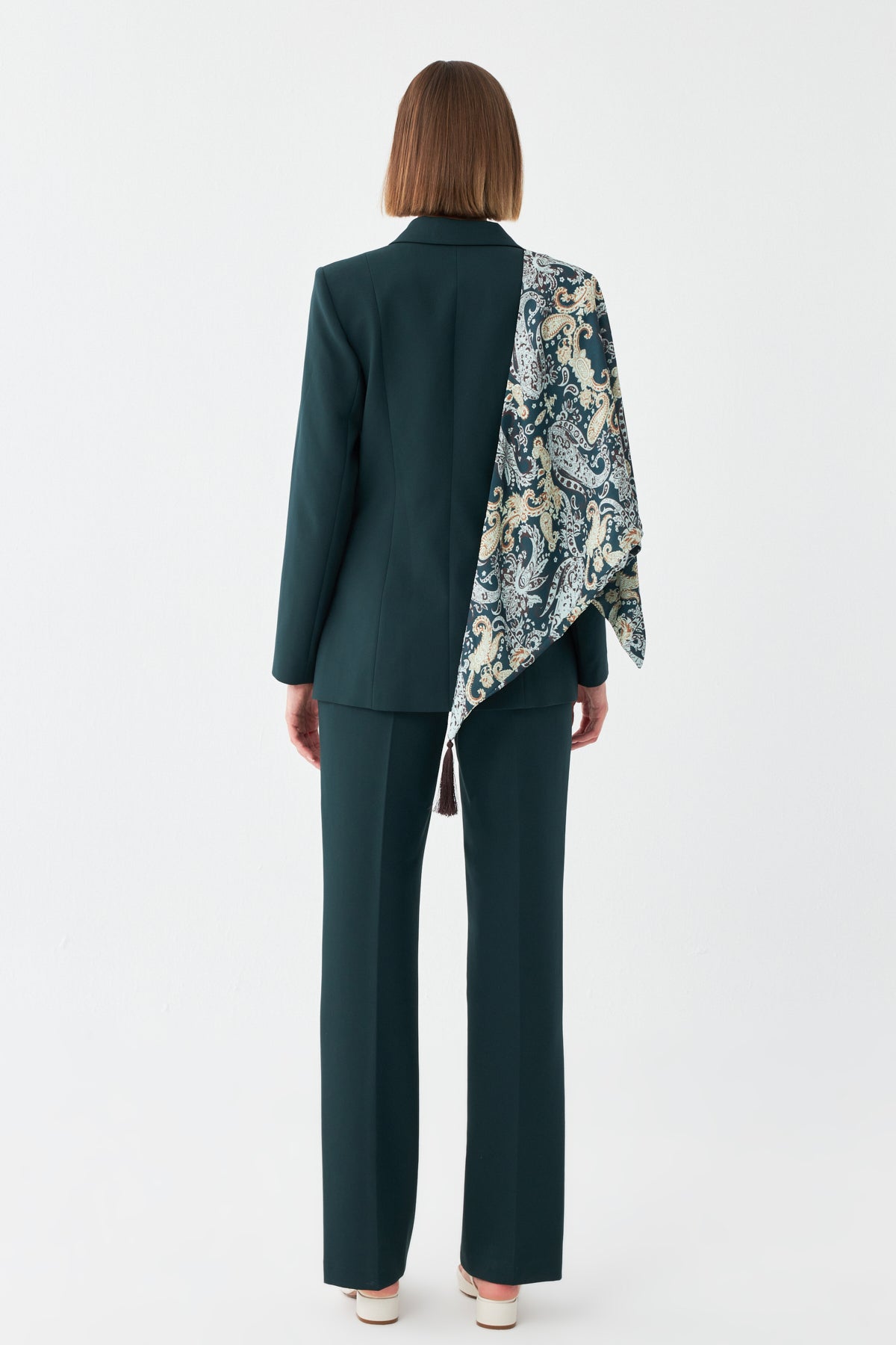 Desen Detaylı Pantolon Takım