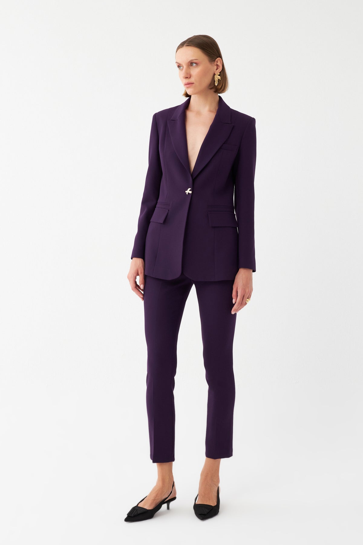 Tek Düğmeli Blazer Takım