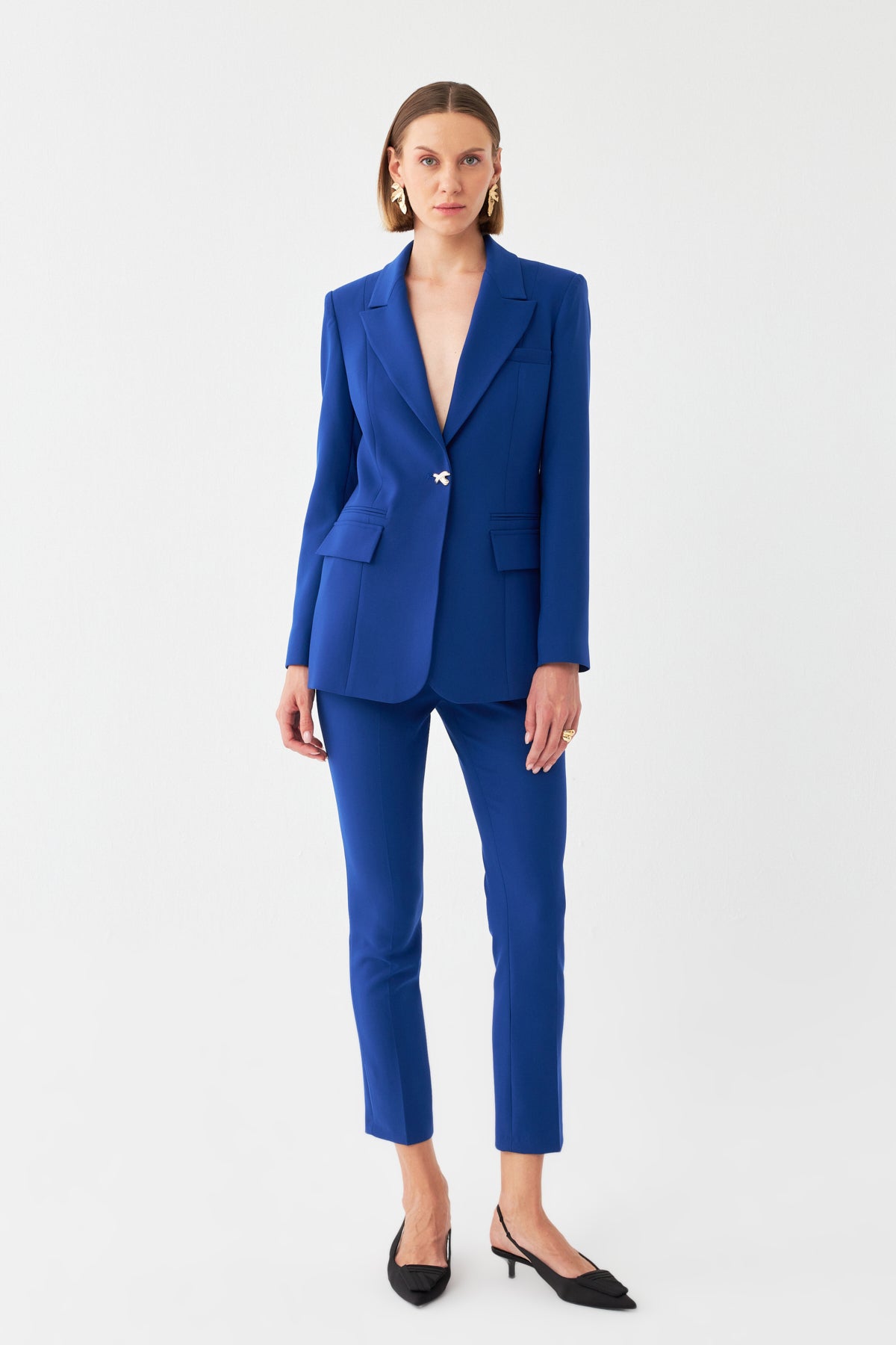 Tek Düğmeli Blazer Takım