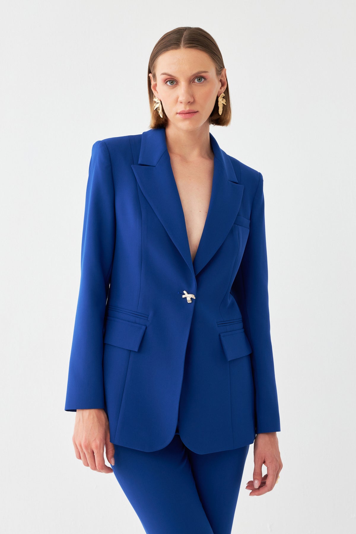 Tek Düğmeli Blazer Takım