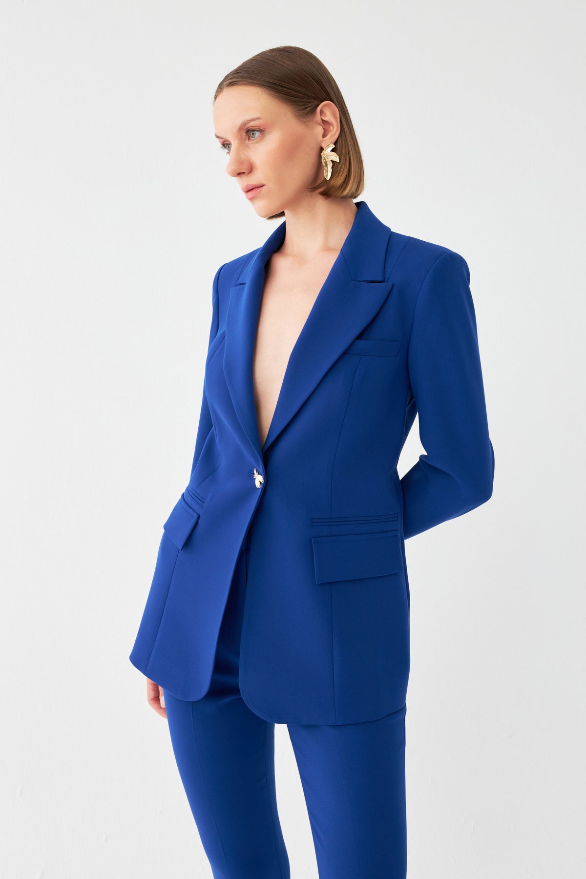 Tek Düğmeli Blazer Takım