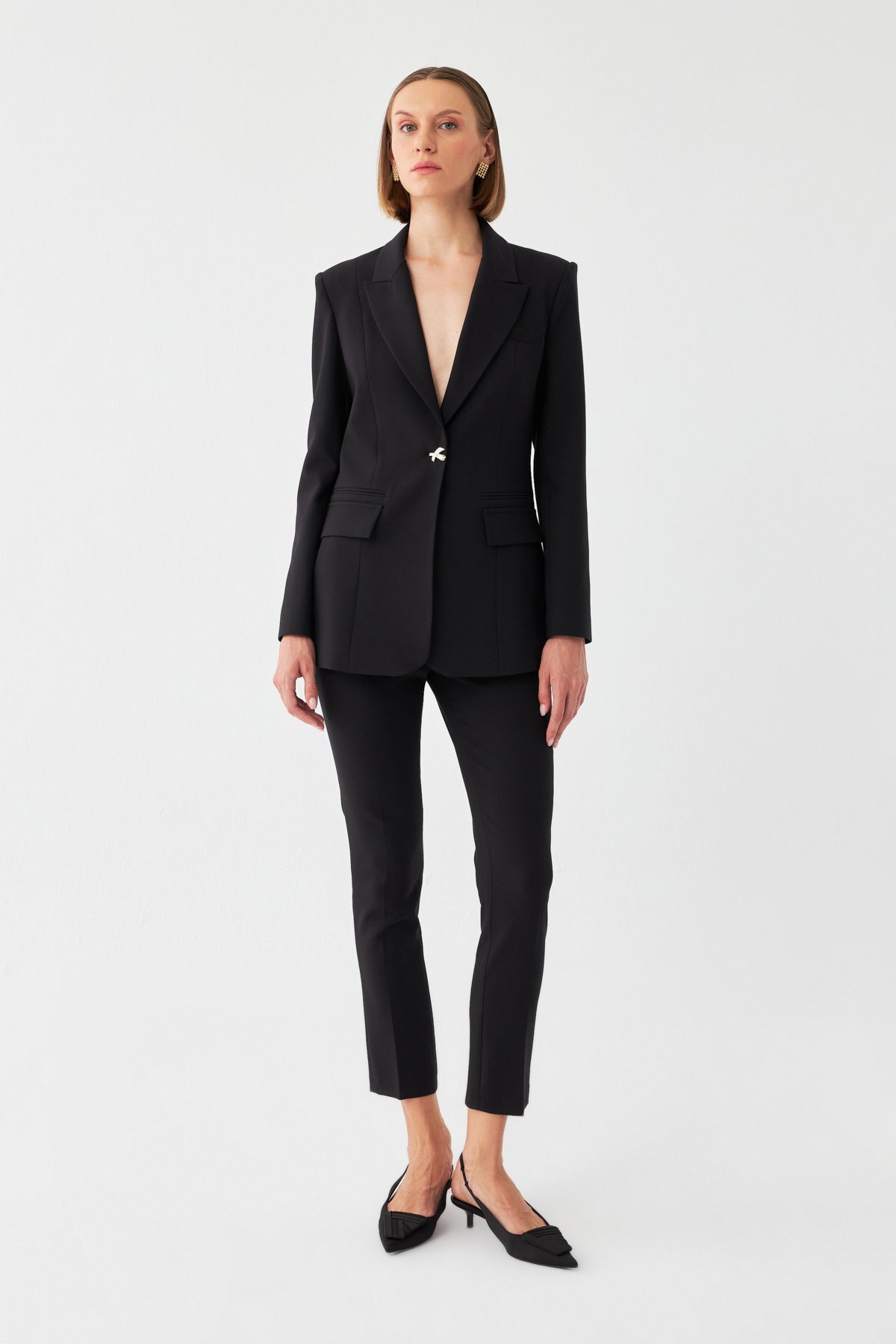 Tek Düğmeli Blazer Takım