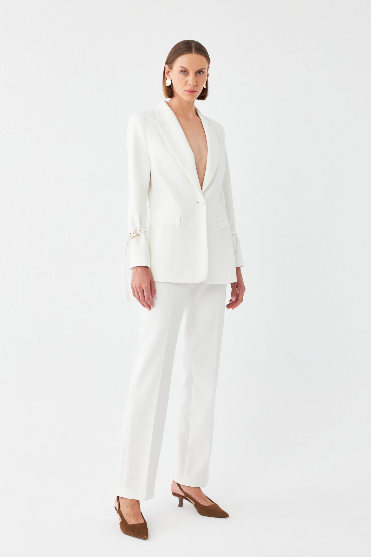 Tek Düğmeli Blazer Takım