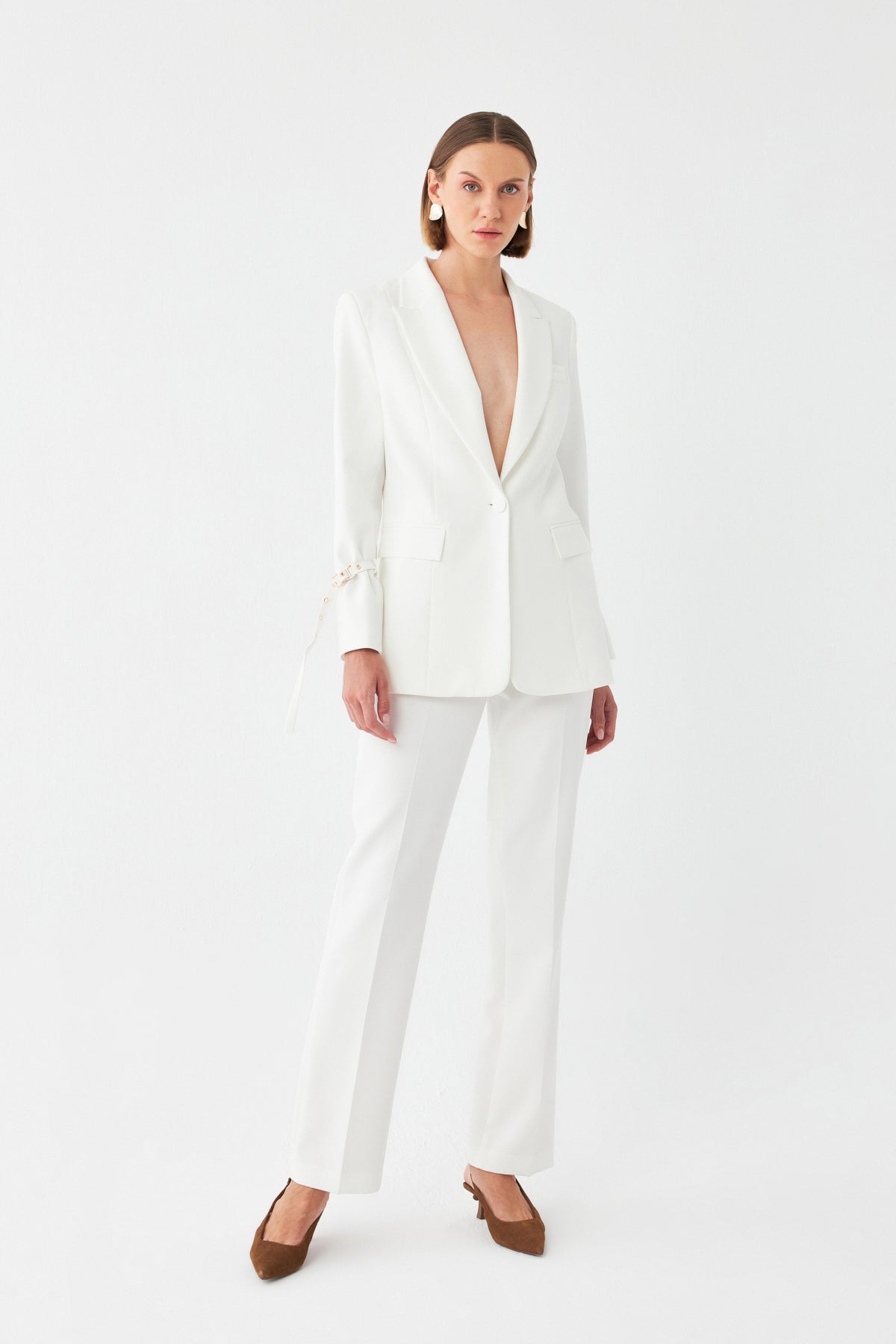 Tek Düğmeli Blazer Takım