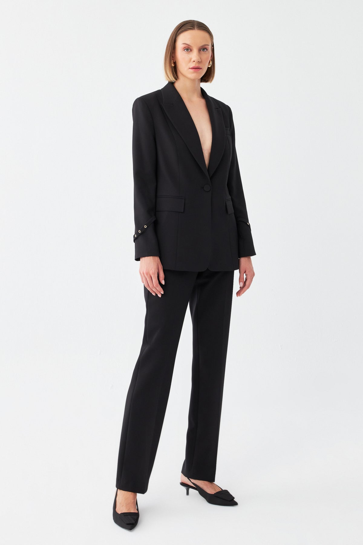 Tek Düğmeli Blazer Takım