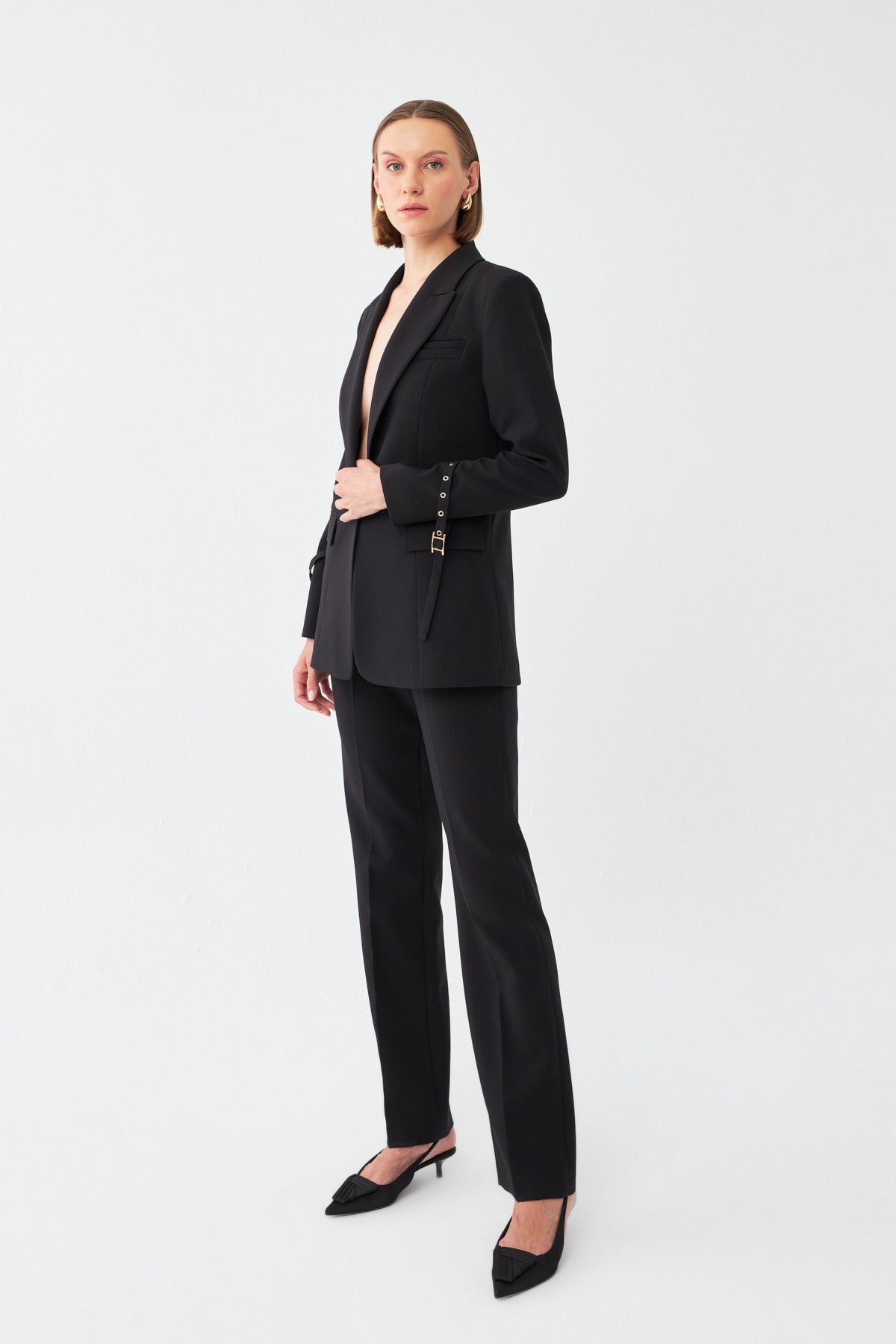 Tek Düğmeli Blazer Takım