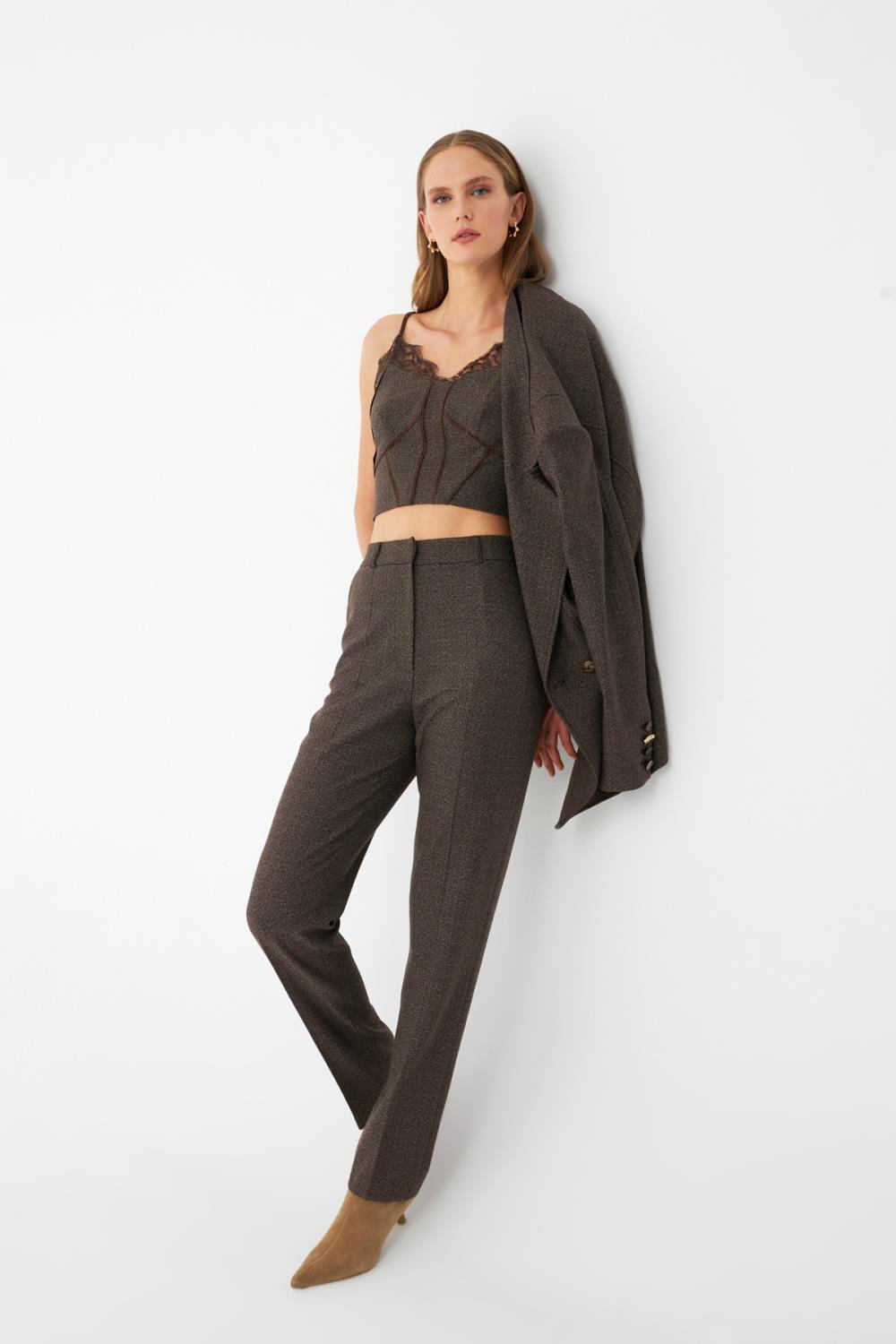 Düz Kesim Blazer Ceket