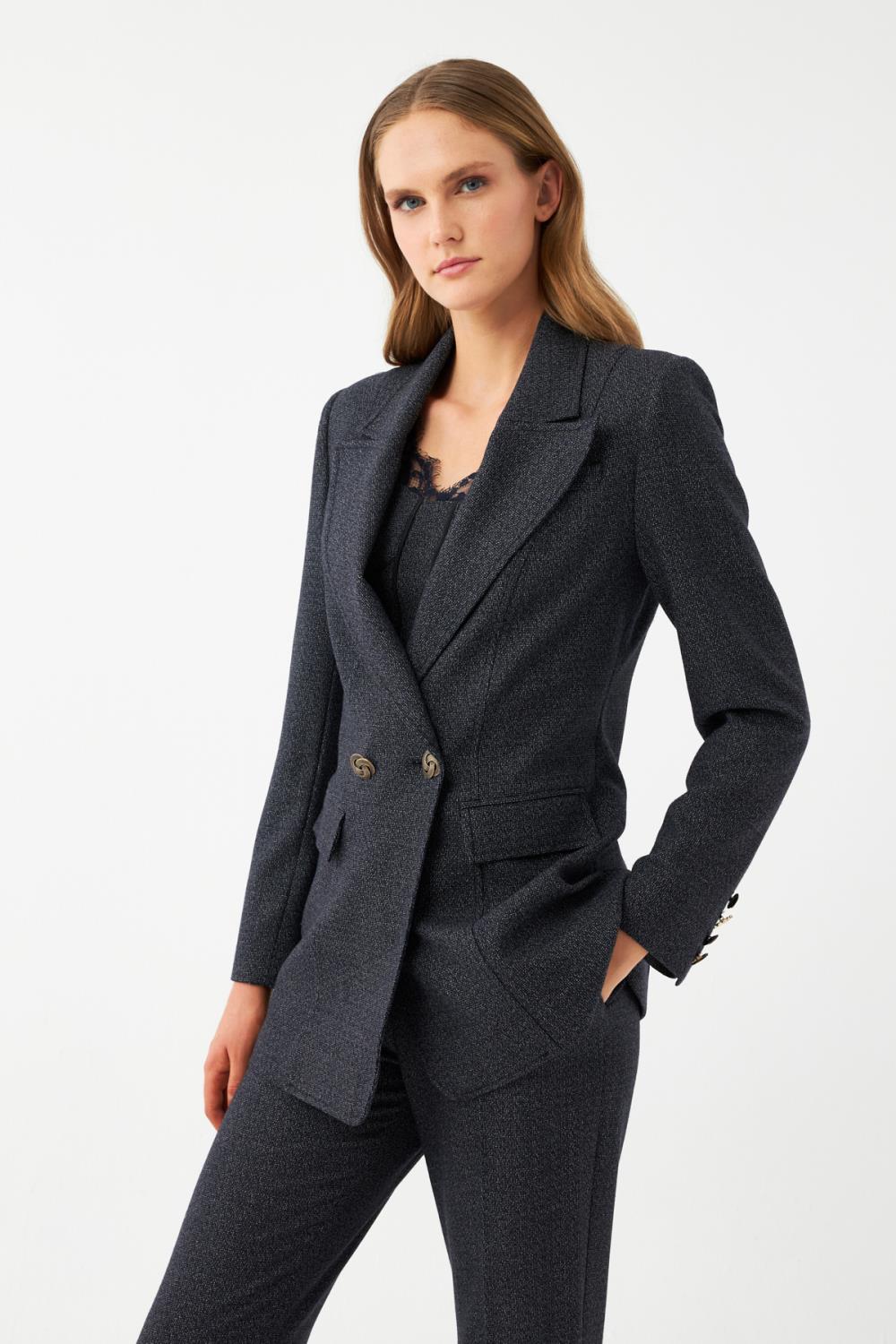 Düz Kesim Blazer Ceket