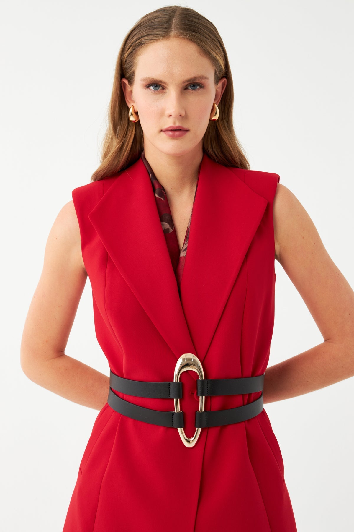 Yelek-Bol Paça Pantolon Takım