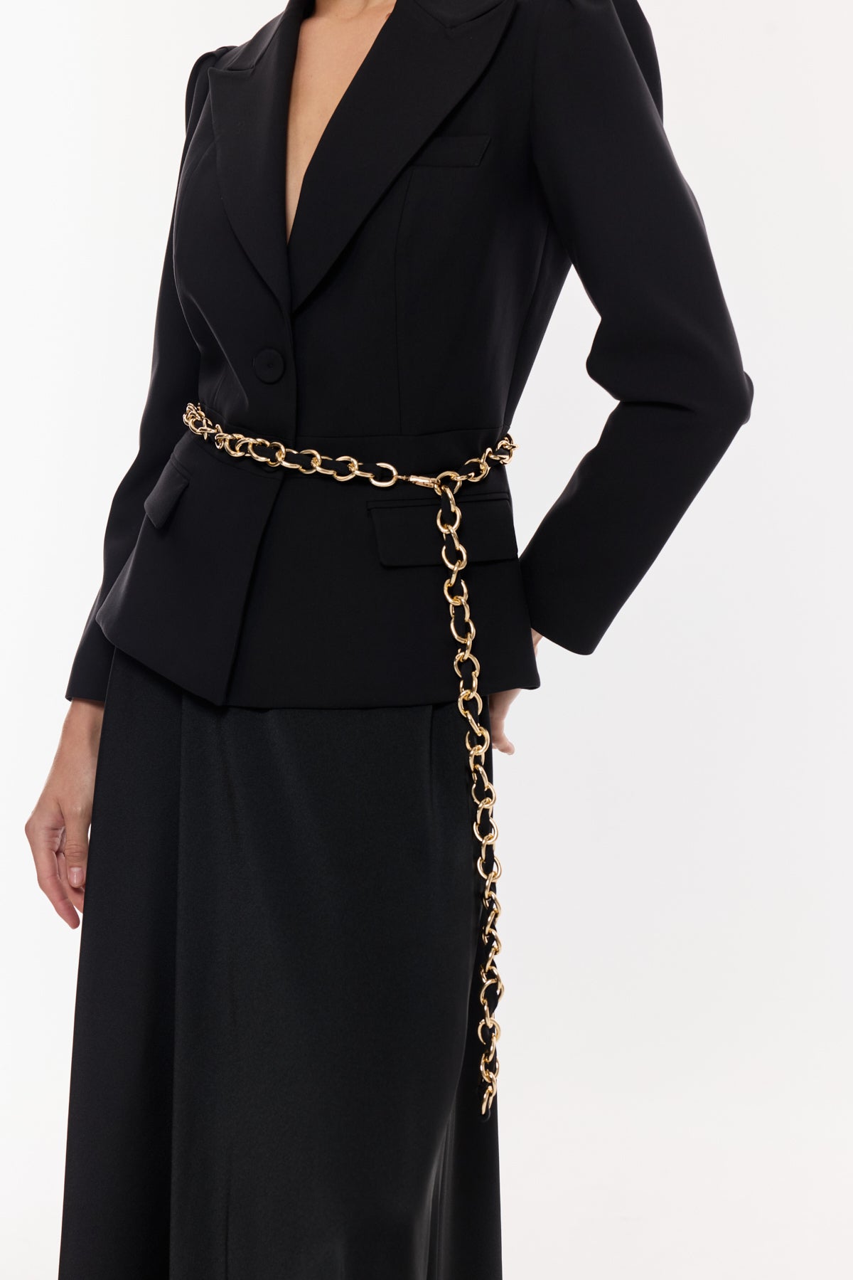 Zincir Kemer Detaylı Şık Takım