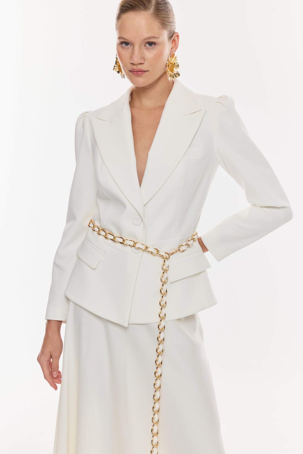 Zincir Kemer Detaylı Şık Takım