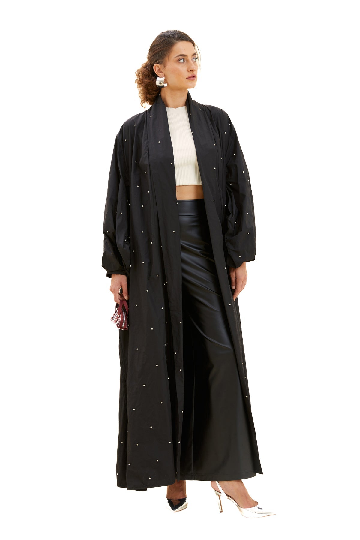 Taş İşlemeli Kaftan