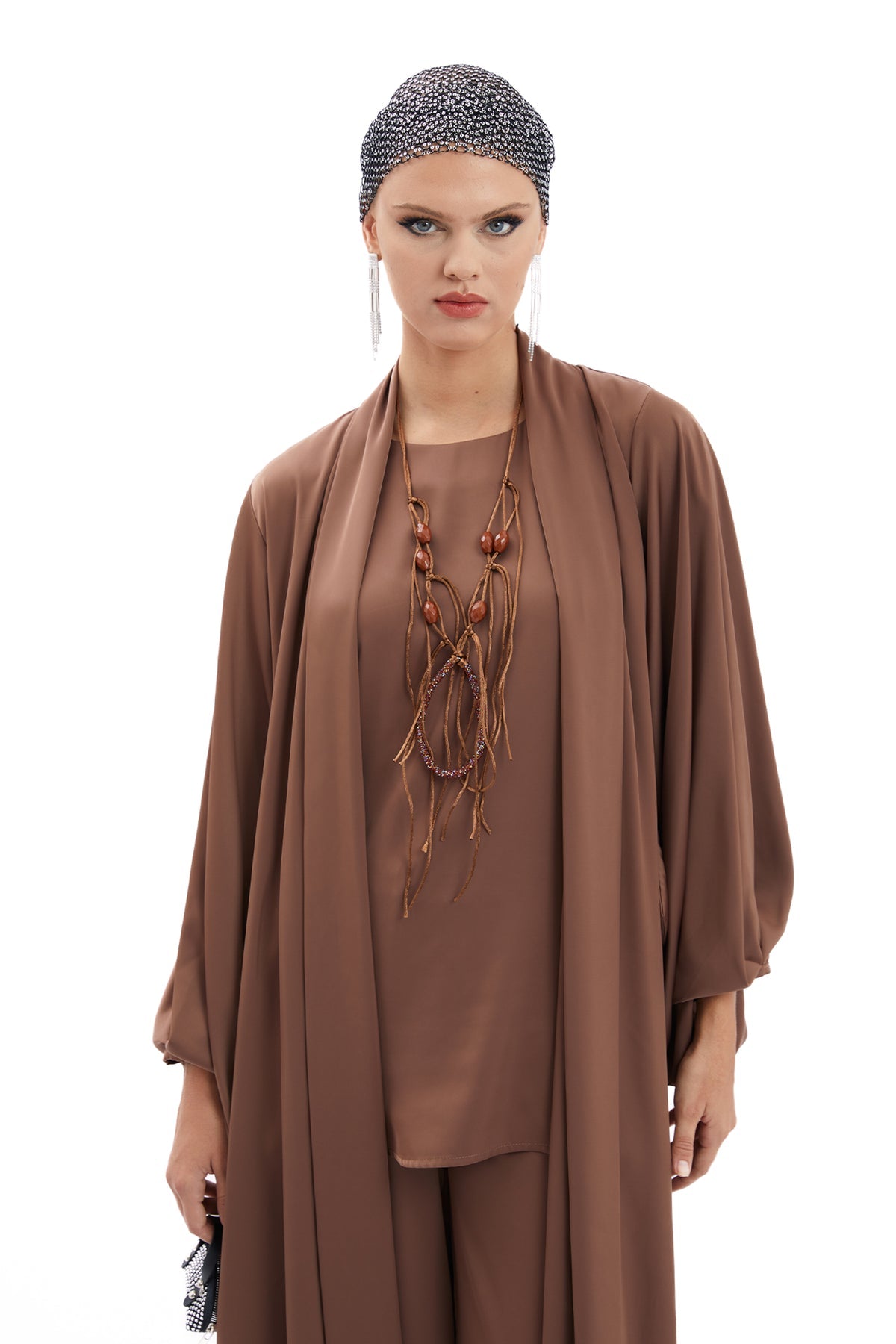 Kolye Detaylı 3 Parça Takım