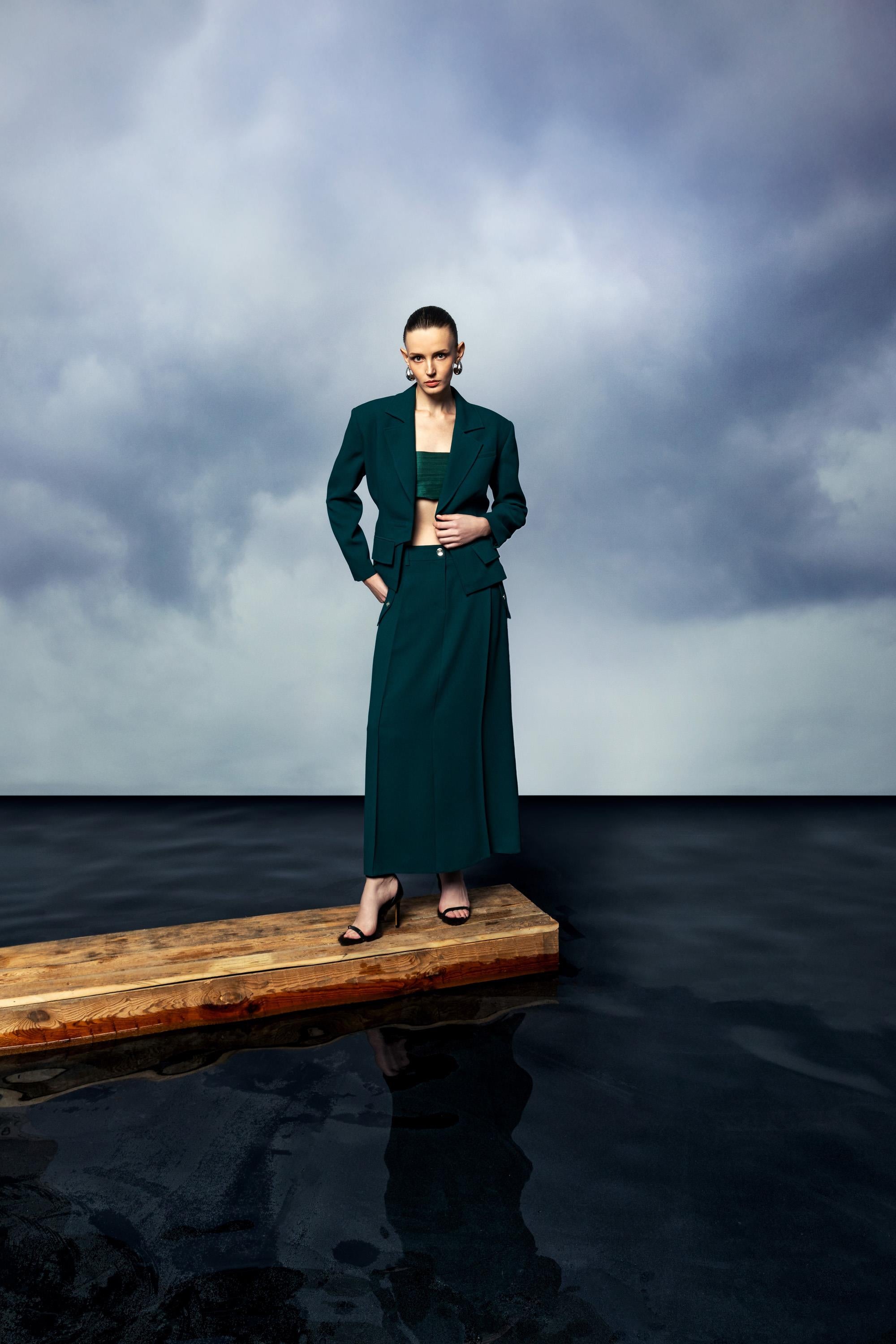 CEP DETAYLI UZUN ETEK 26W30810