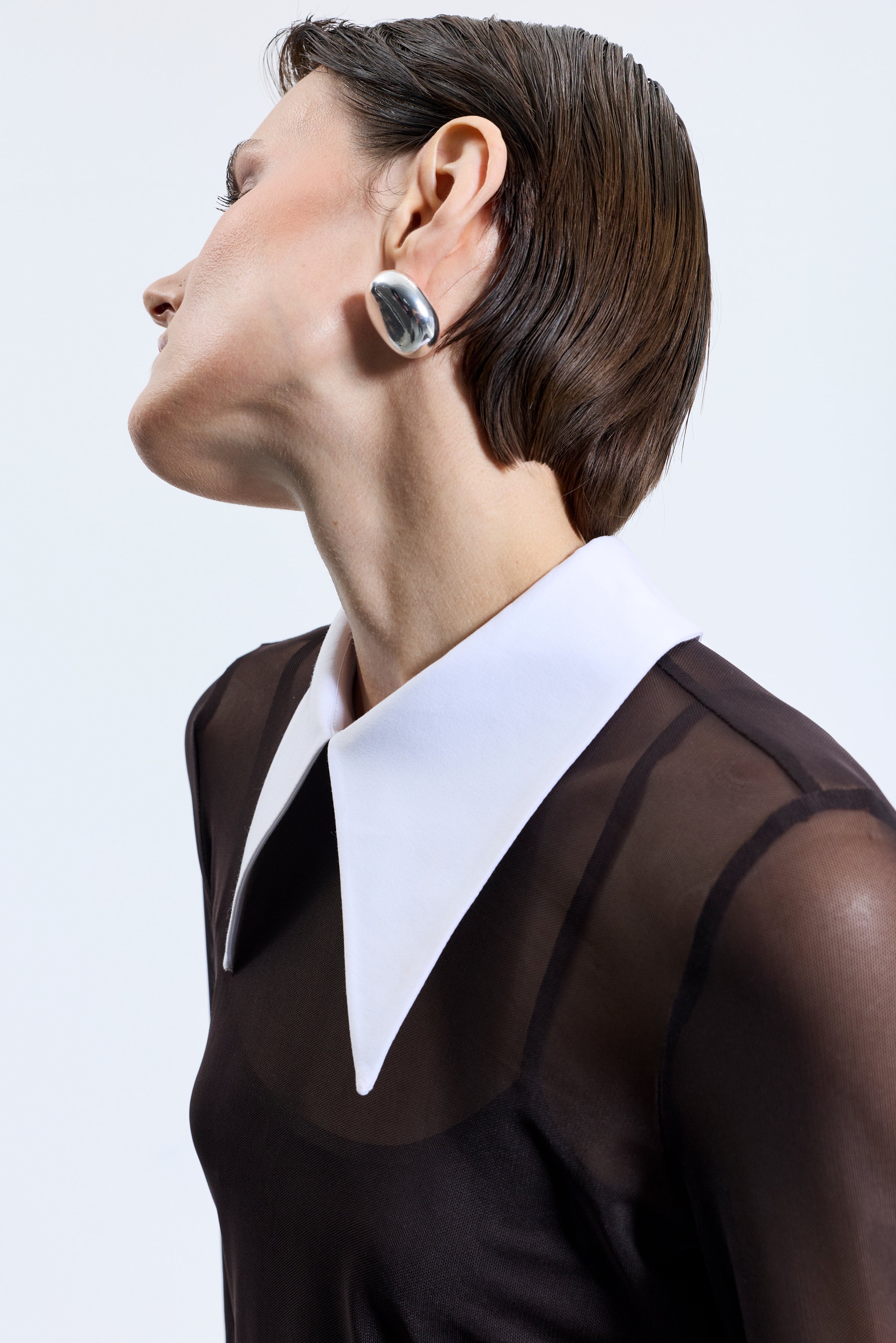 4720 Siyah Tül Elbise