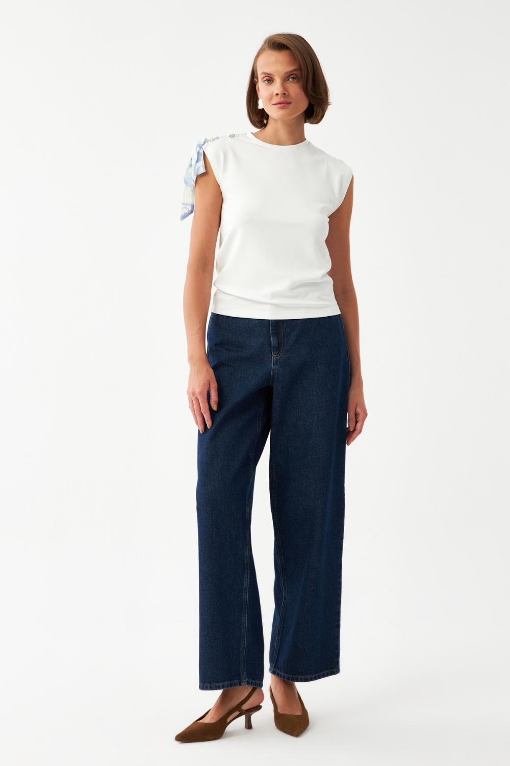 Aksesuar Mixli Bluz EKRU