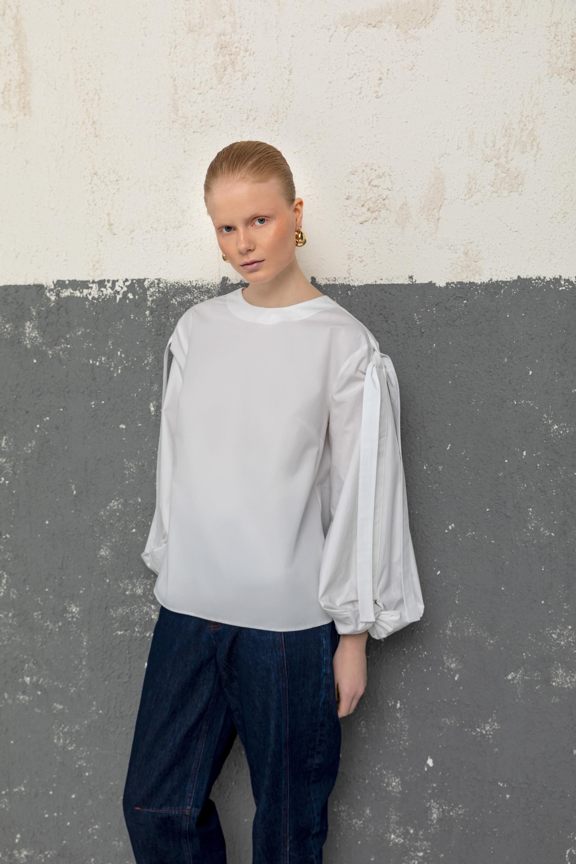 OMUZ BAĞLAMALI BLUZ 26W10827