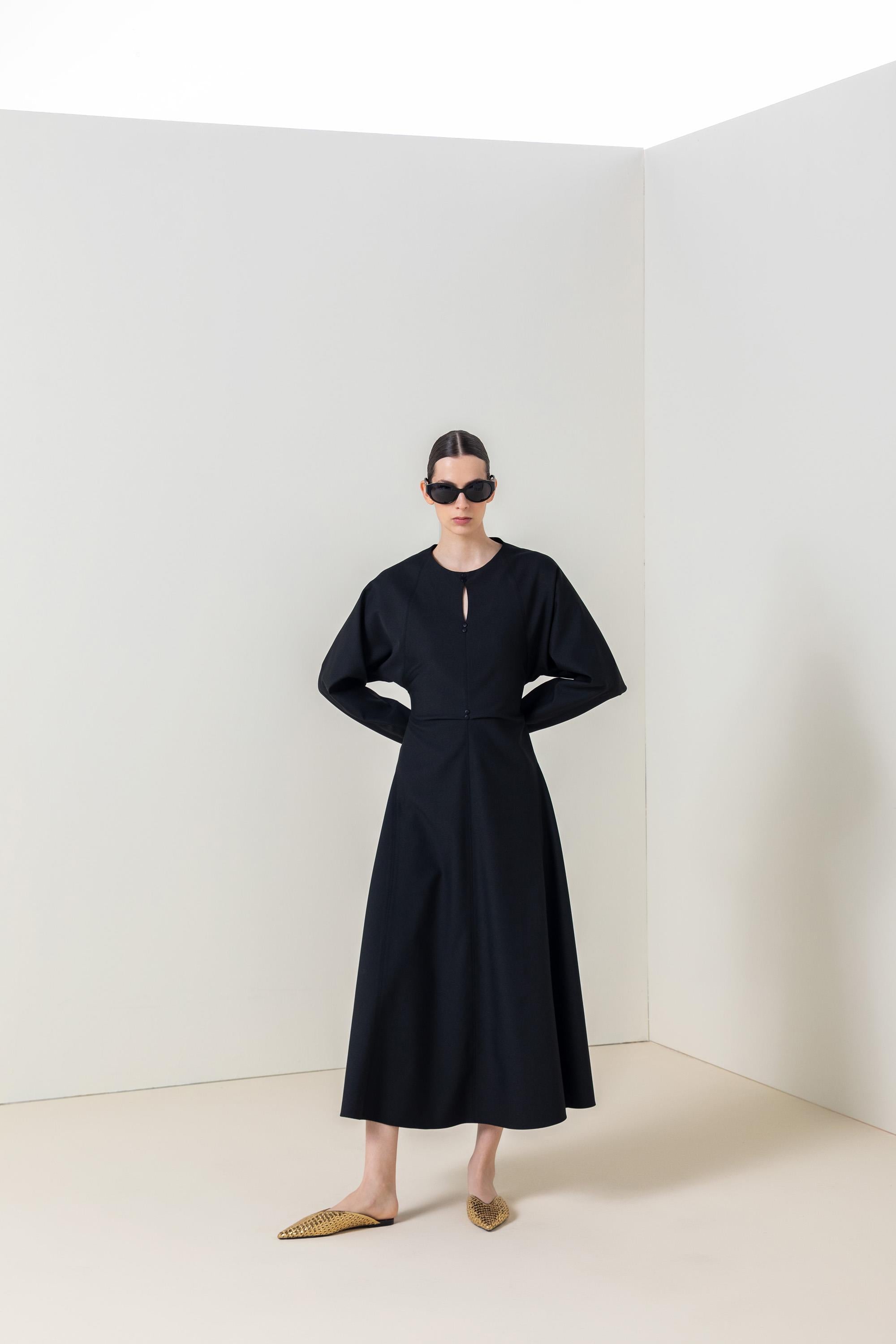 BALON KOL MİNİMAL ELBİSE 26W40872