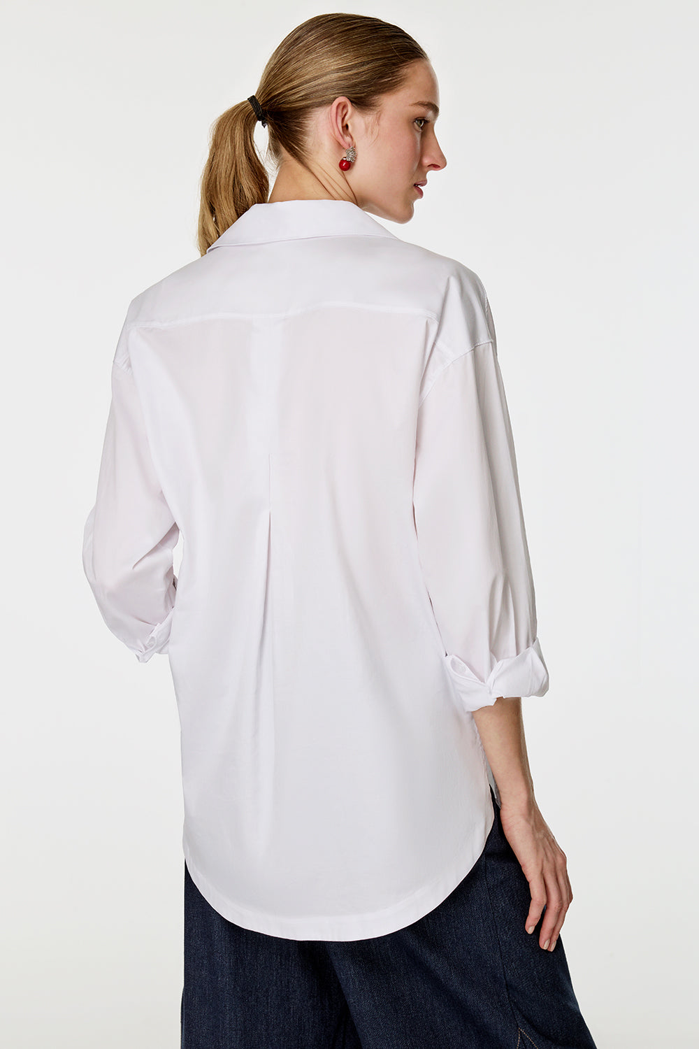 Nakış Detaylı Pamuk Gömlek