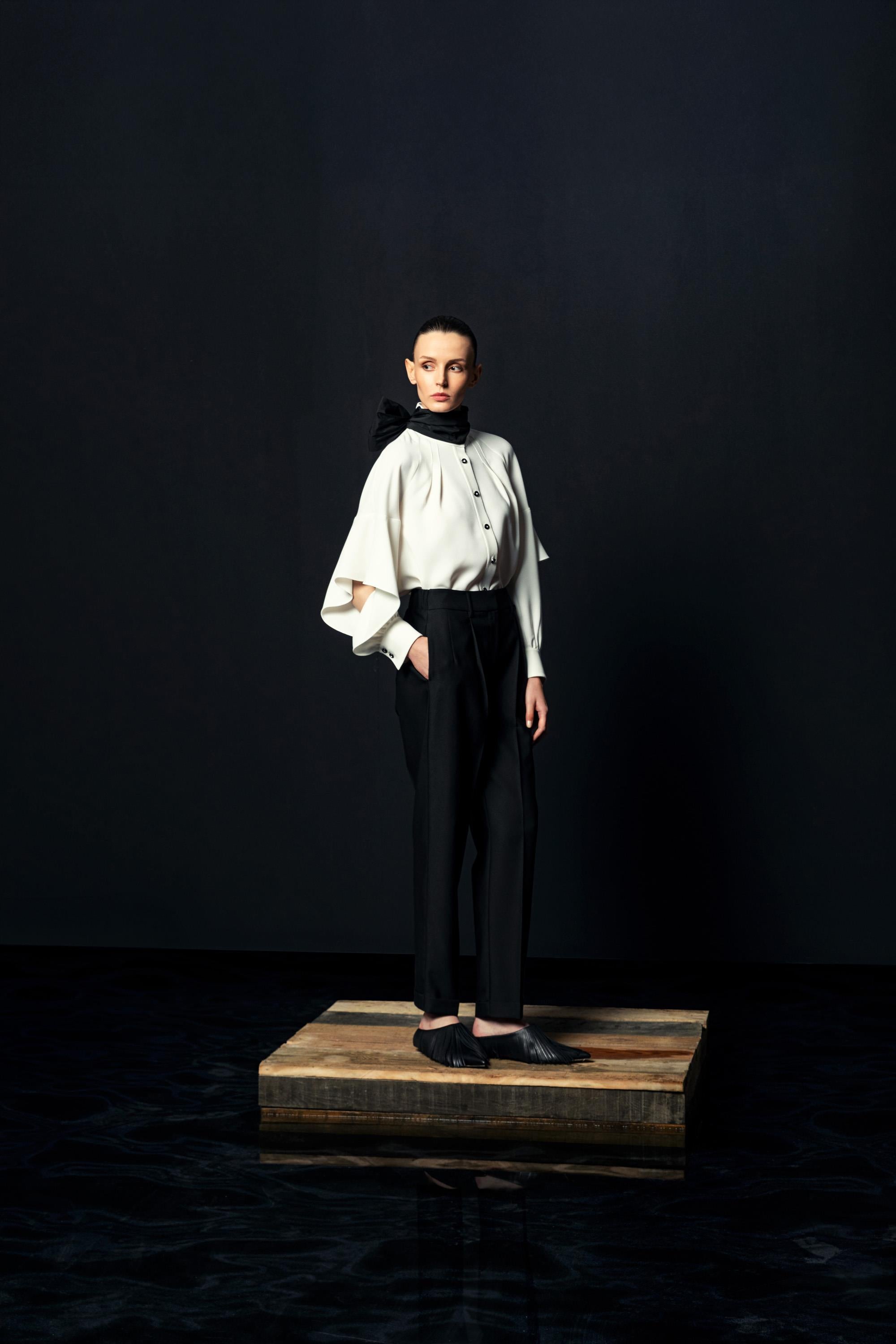 BOYUN BAĞLAMALI BLUZ 26W10847