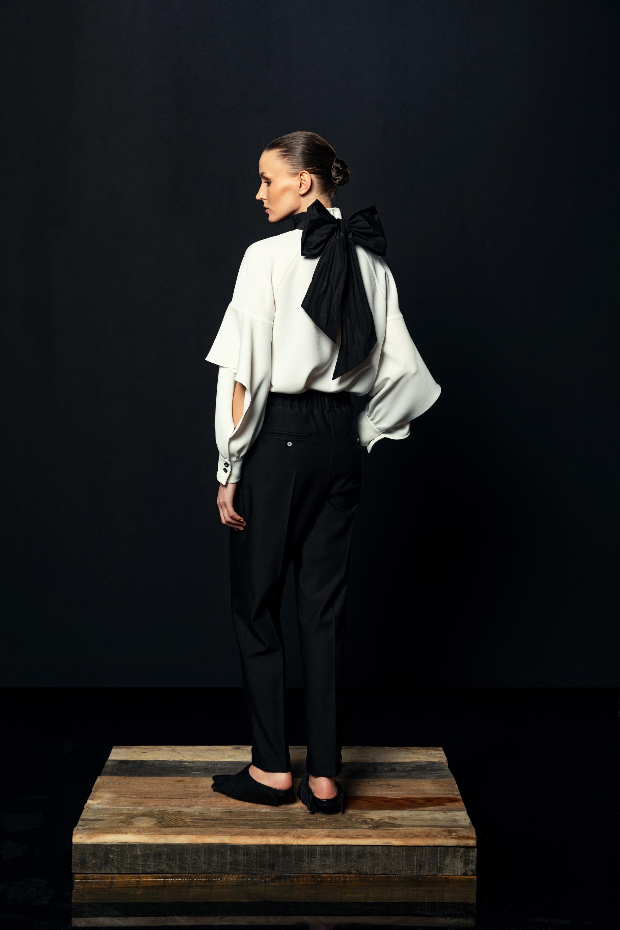 BOYUN BAĞLAMALI BLUZ 26W10847