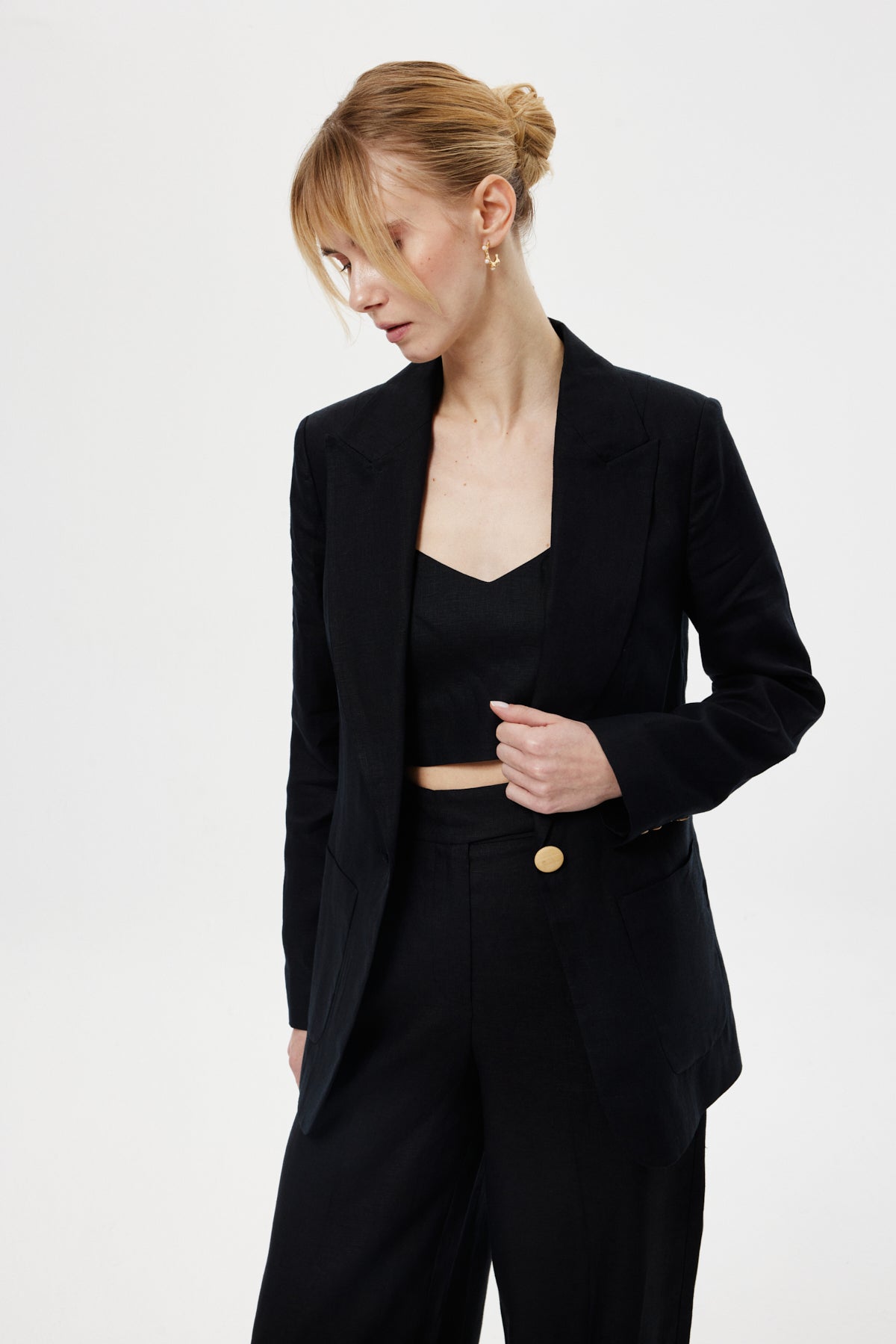 Keten Blazer Ceket