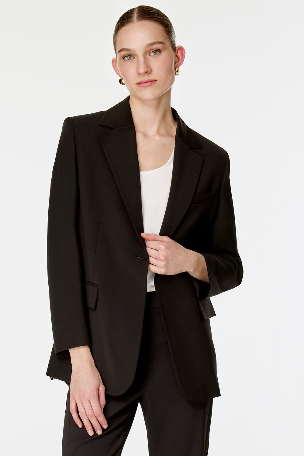 Sırtı Püsküllü Ceket (Çıkarılabilir) SİYAH