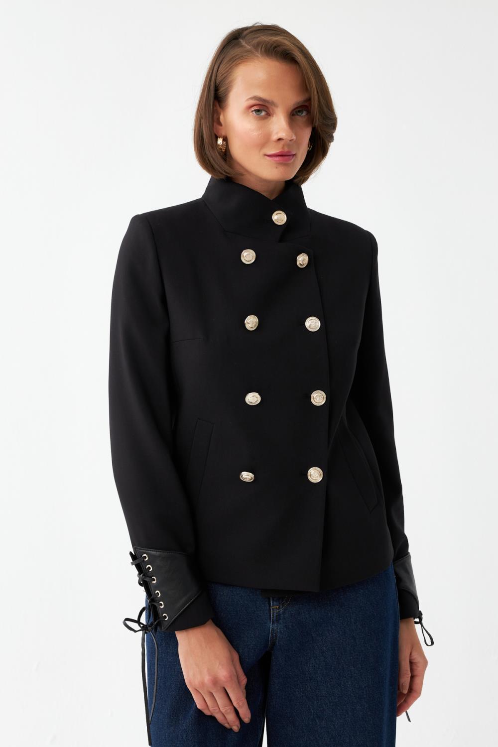 Çift Sıra Düğmeli Ceket