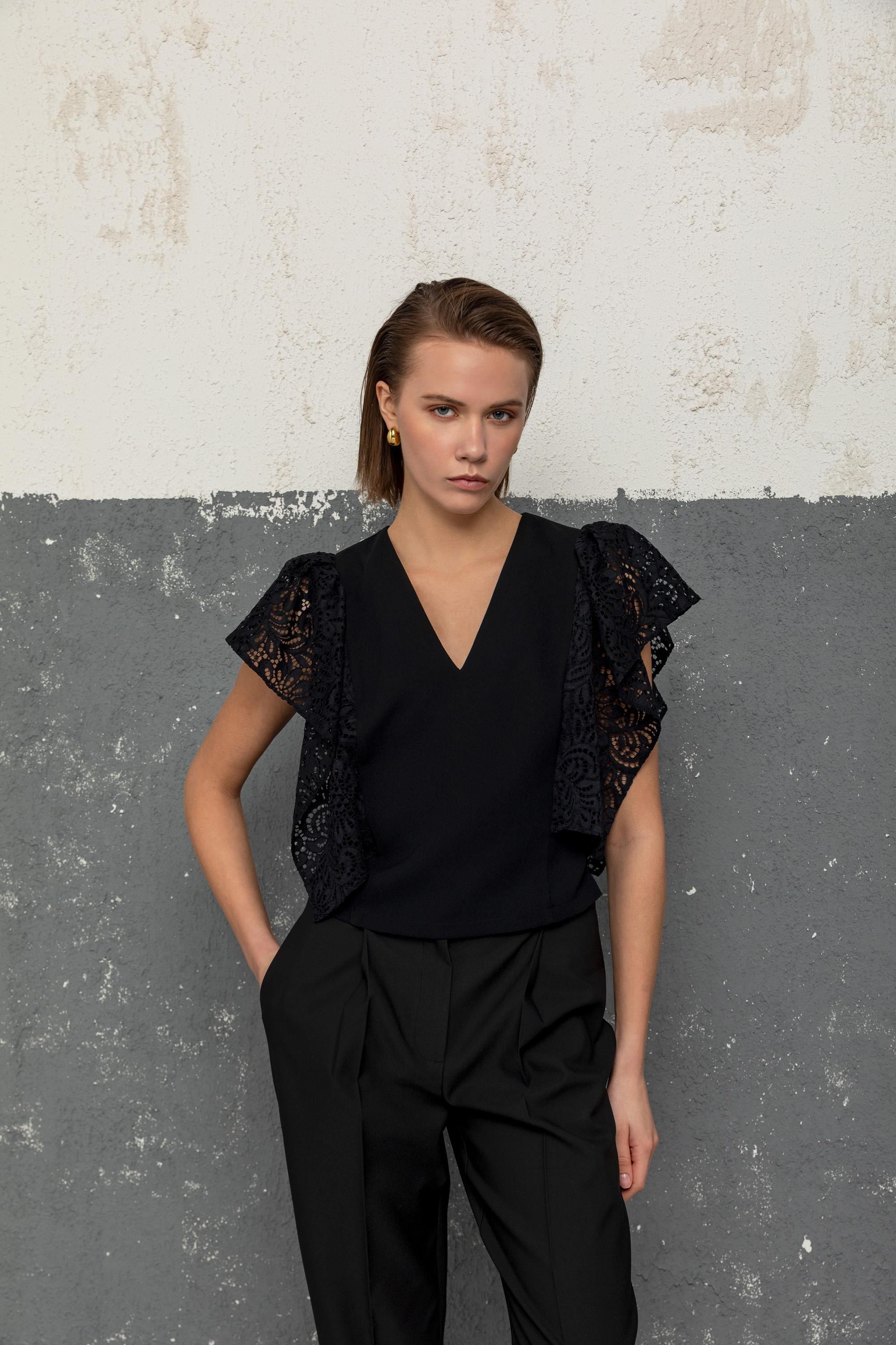 DANTEL KOLLU BLUZ 26W10861