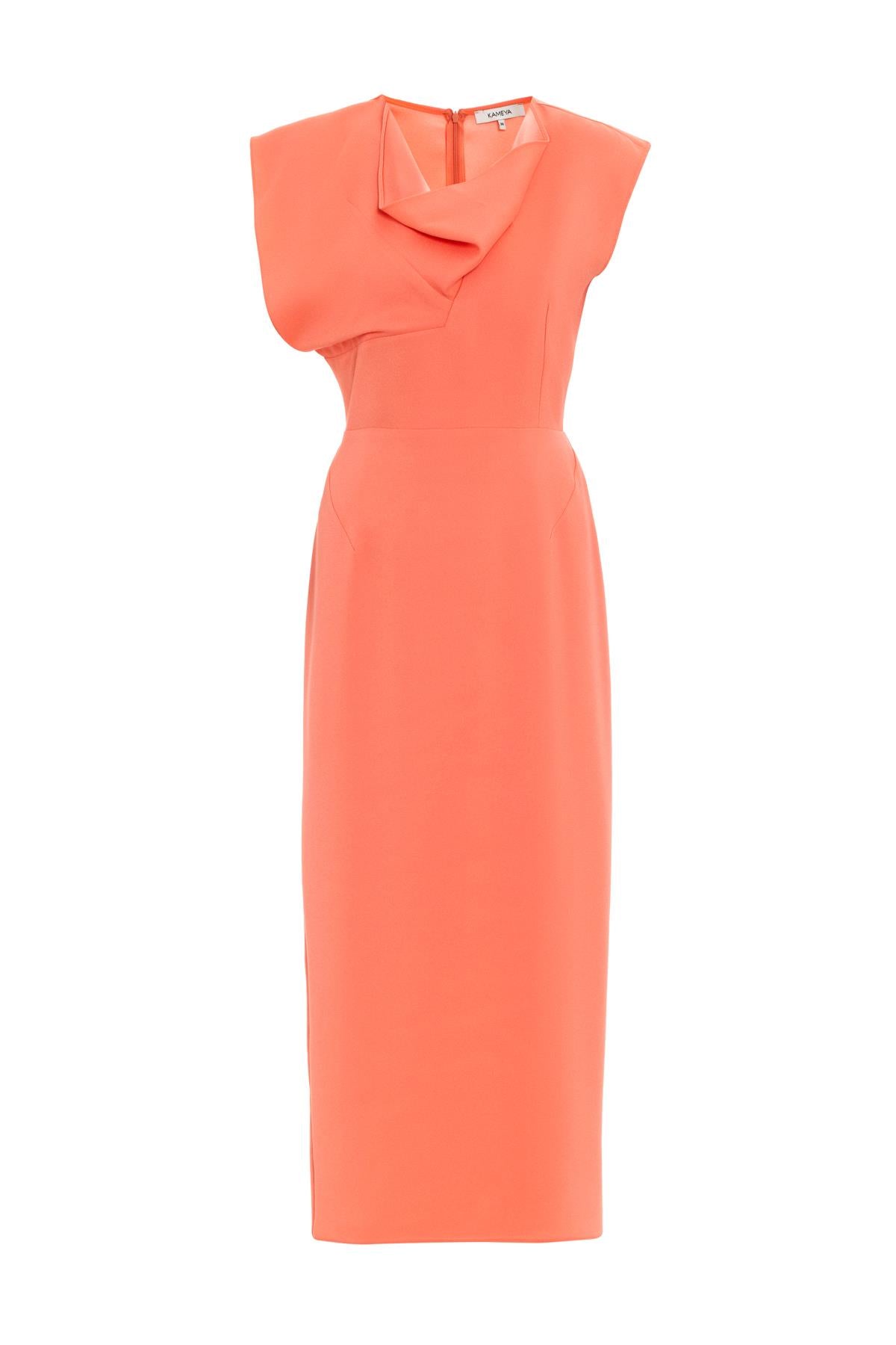 DEGAJE YAKA ELBİSE 26W40815