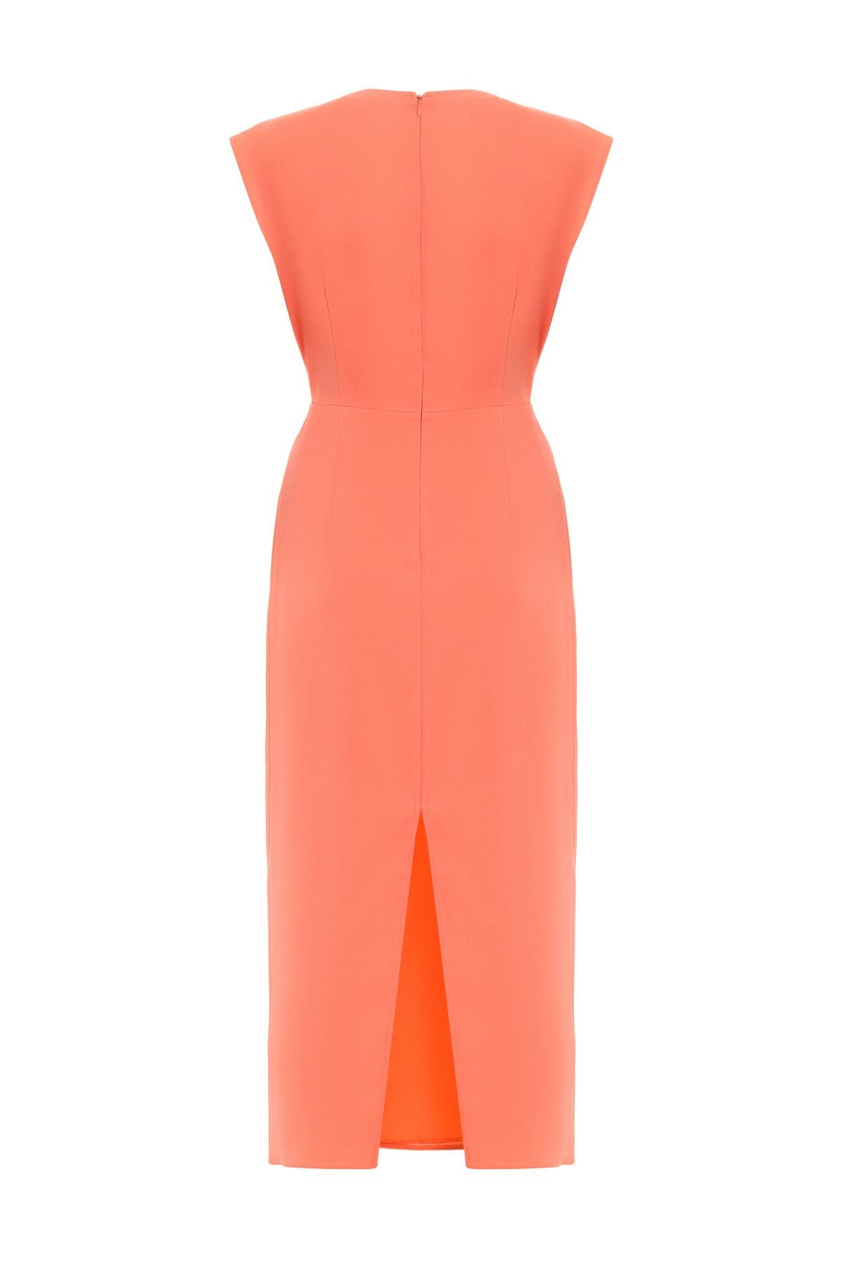 DEGAJE YAKA ELBİSE 26W40815