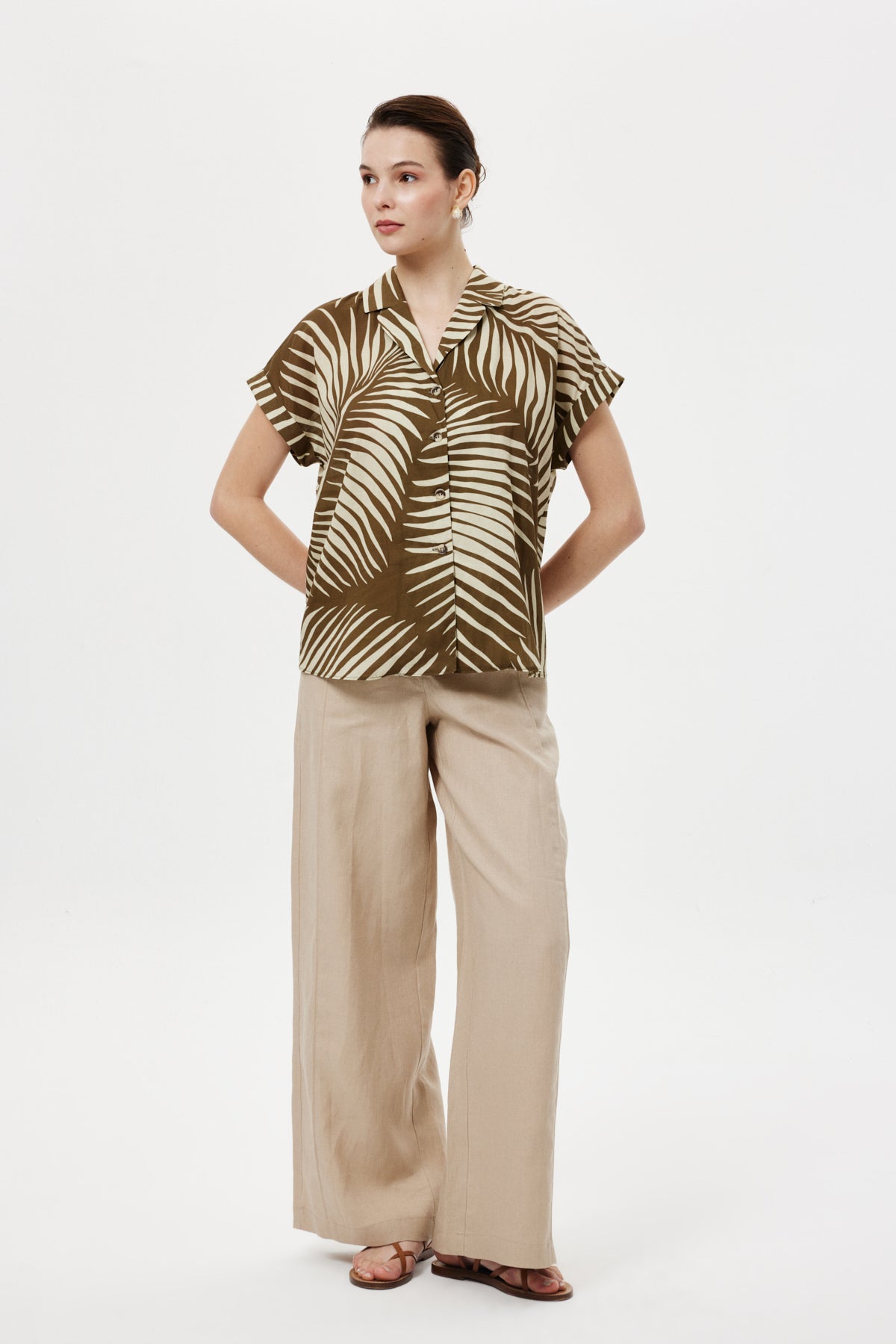 Desenli Regular Bluz