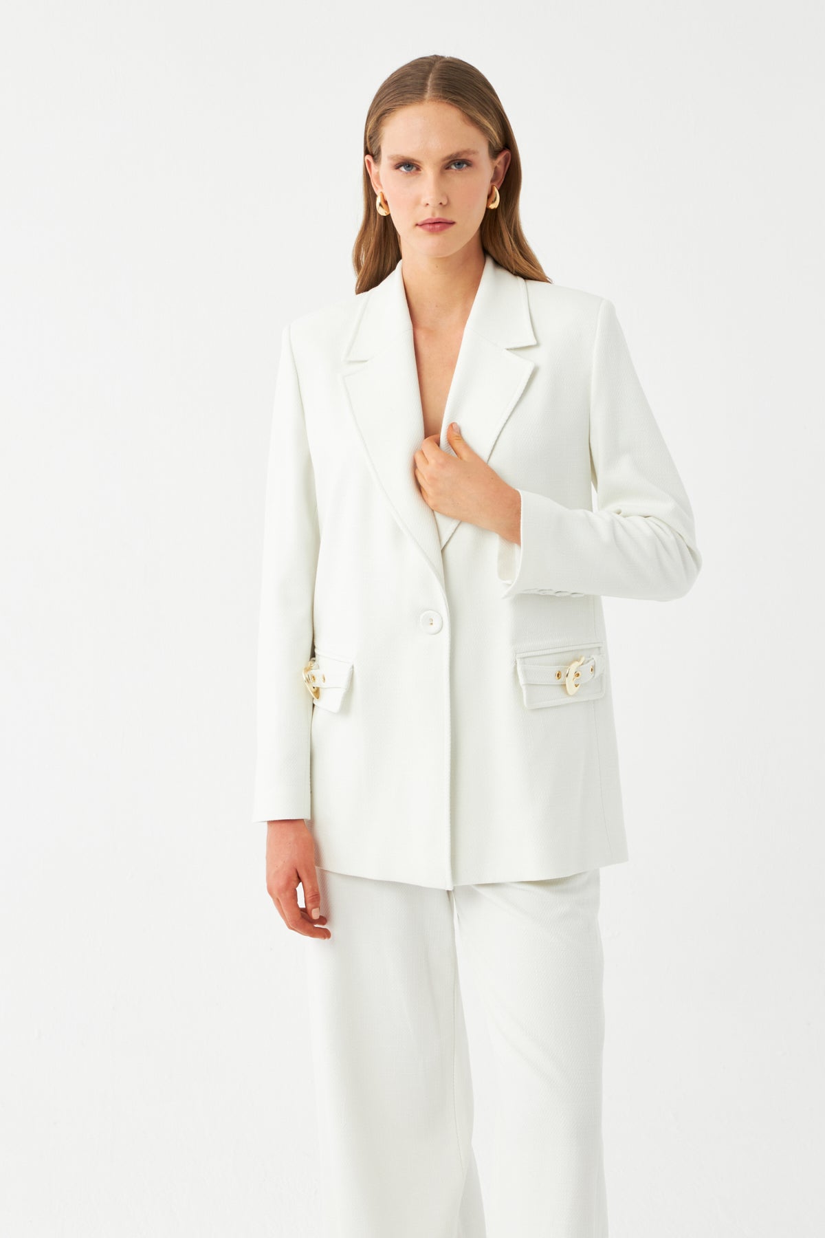 Tek Düğmeli Blazer Takım