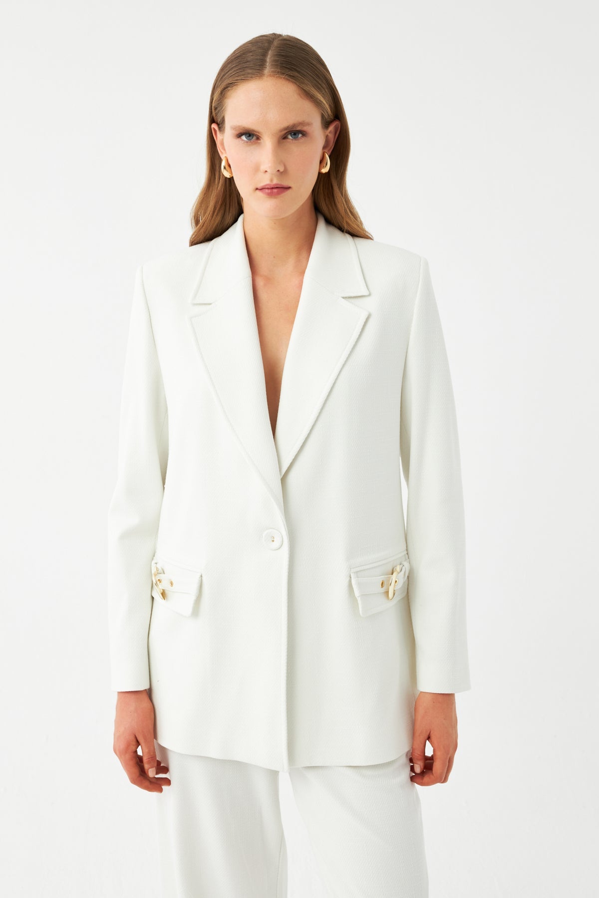 Tek Düğmeli Blazer Takım