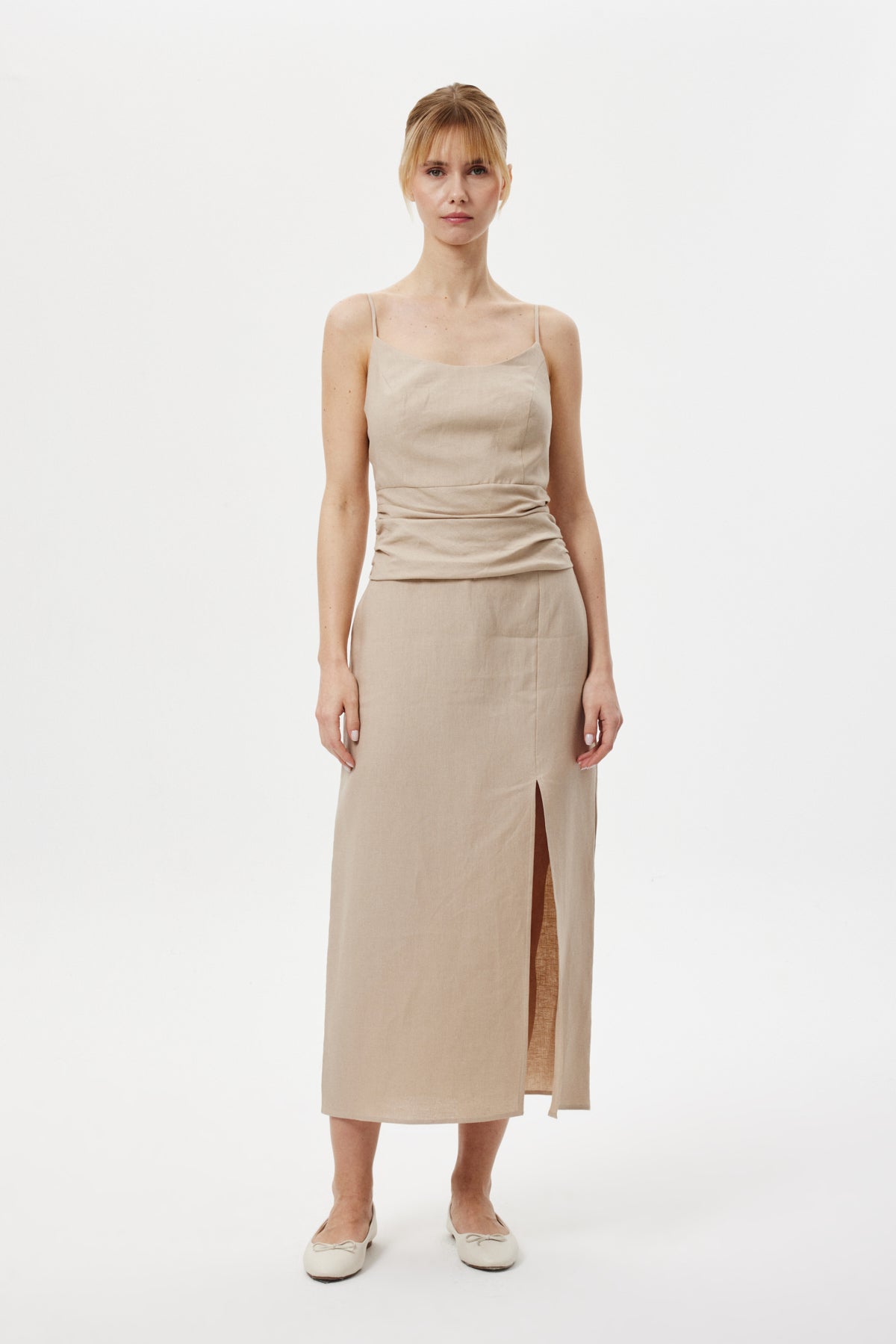 Drapeli Casual Elbise