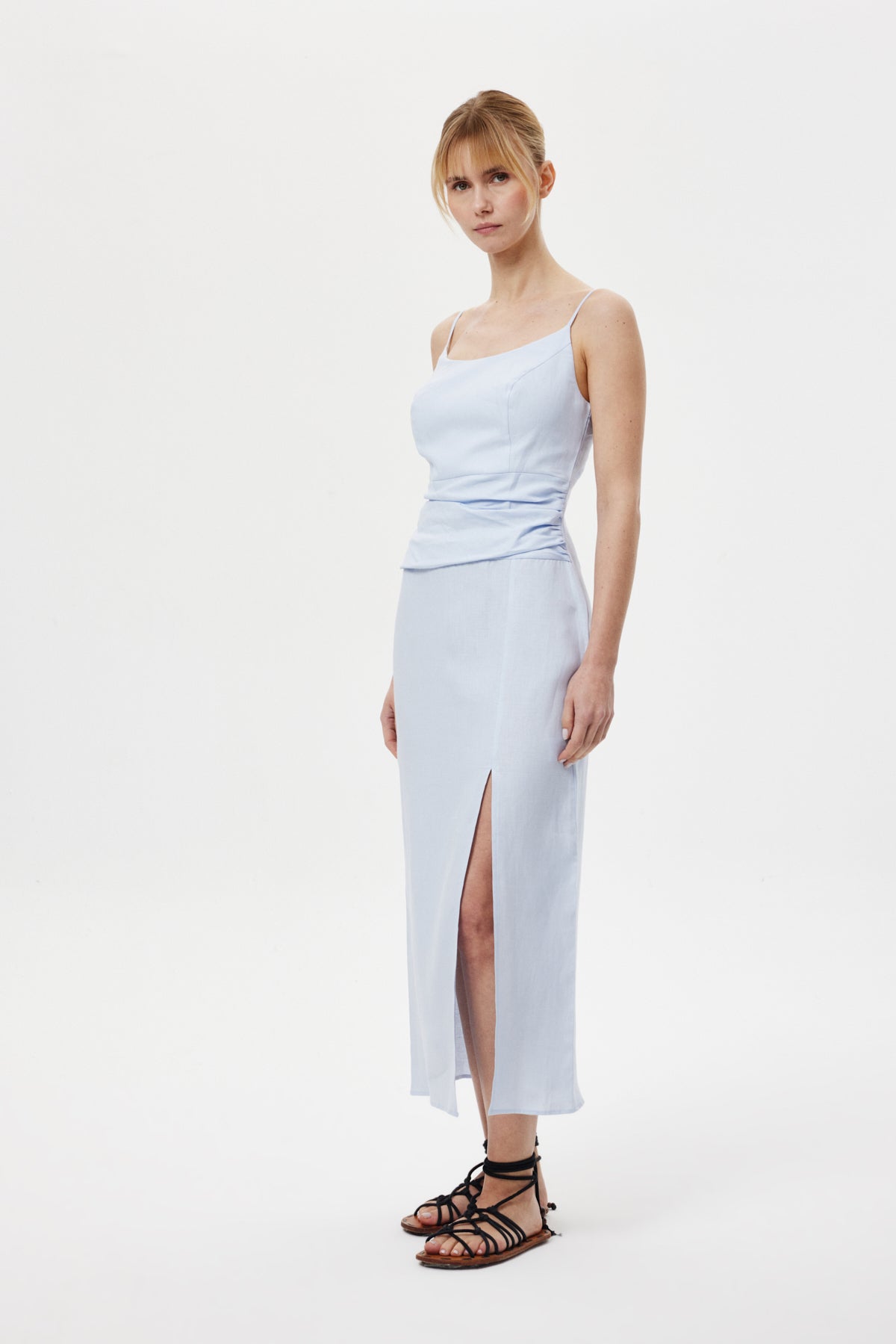 Drapeli Casual Elbise