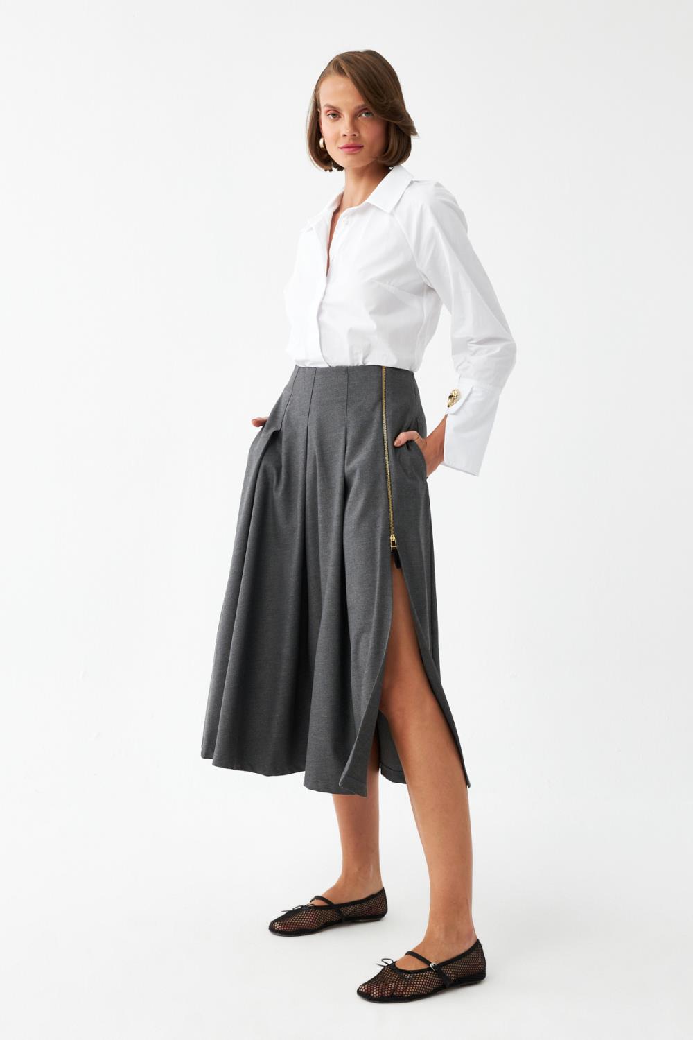 Normal Bel Geniş Kesim Etek