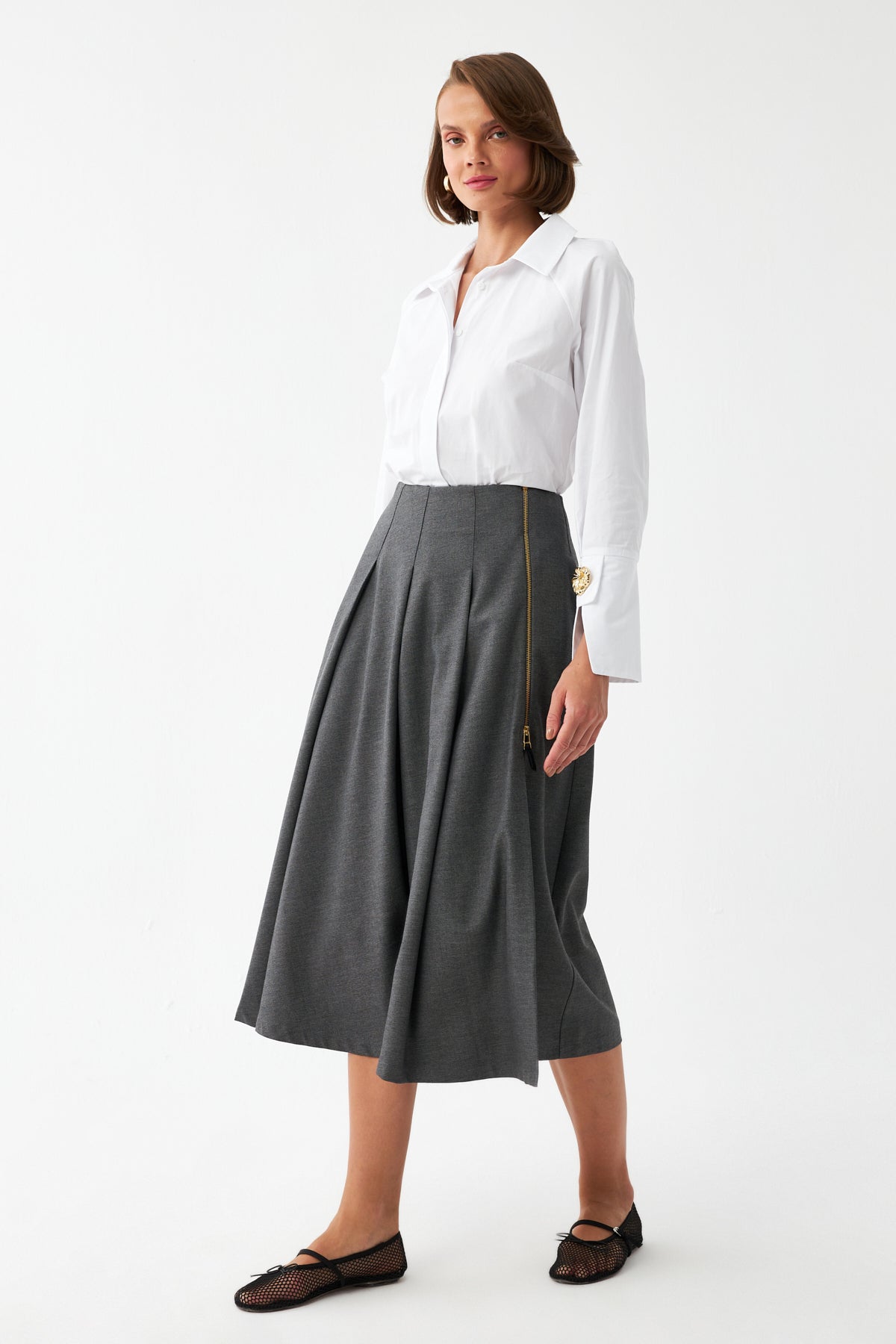 Normal Bel Geniş Kesim Etek